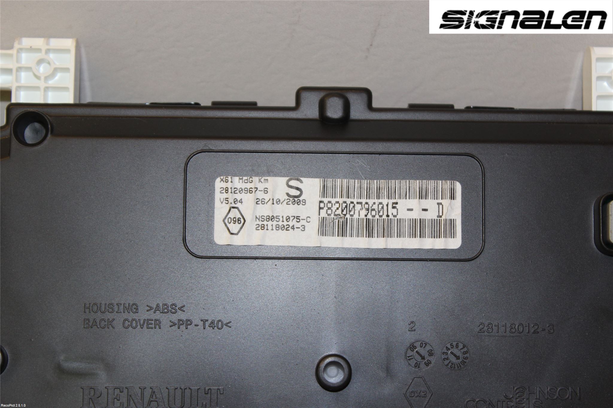 Renault KANGOO II 08-14 Instrument Komb