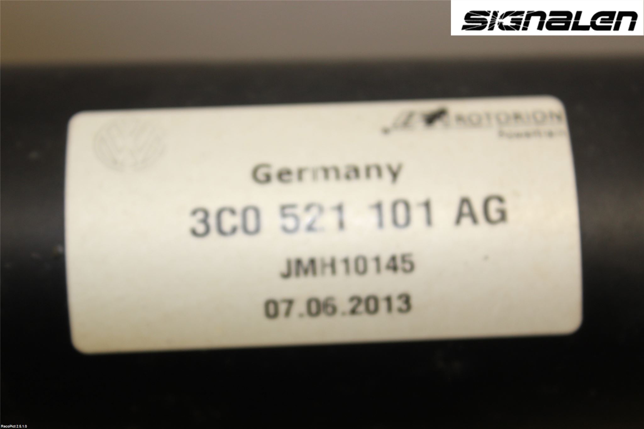 Volkswagen VW PASSAT 11-14 Mellanaxel Komp