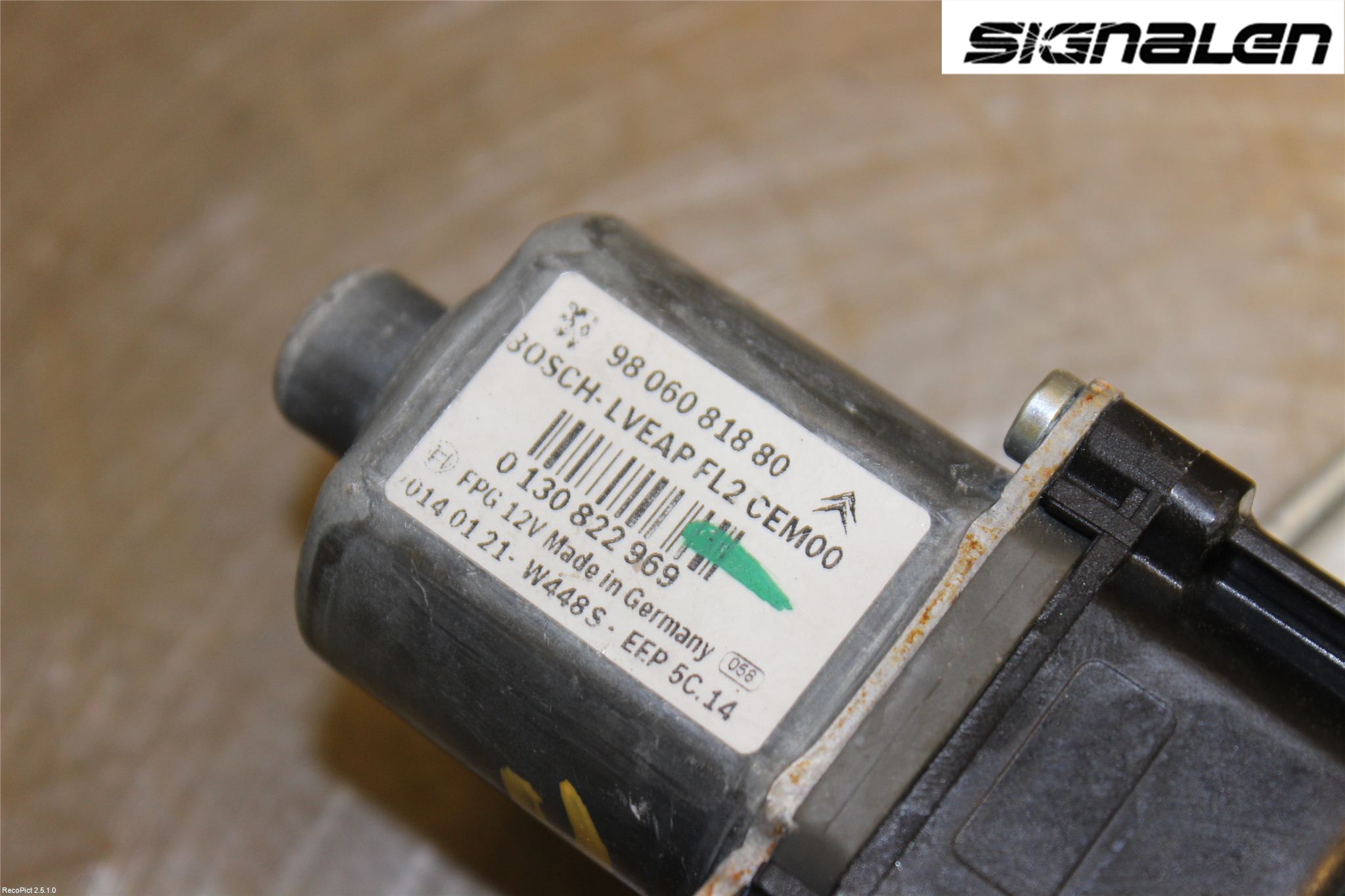 Peugeot 2008 13-20 Fönsterhiss El Kompl