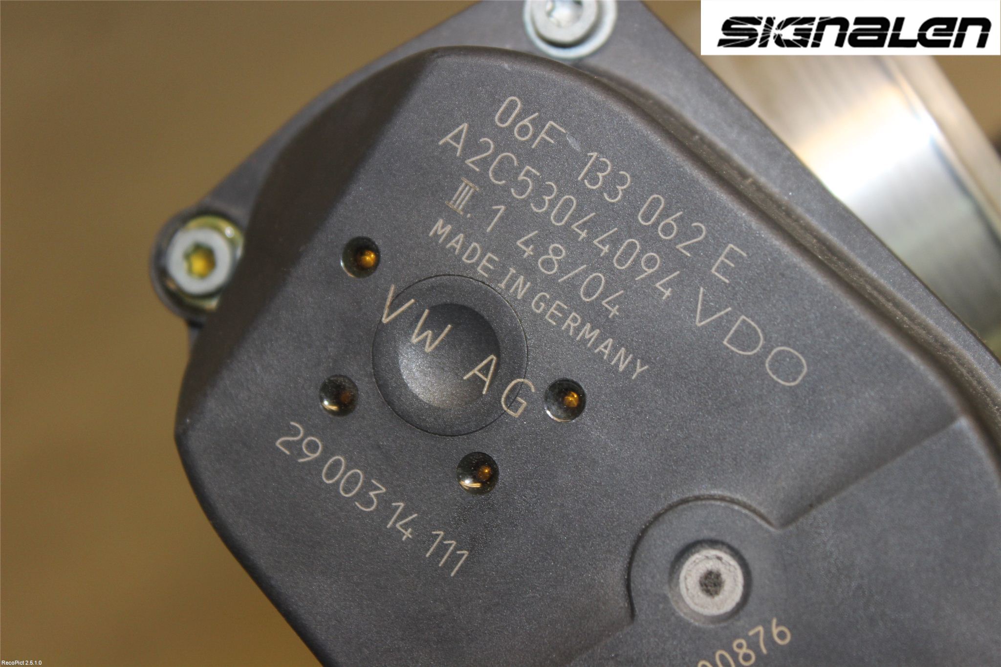 Audi A4/S4 05-07 Injspjällhus