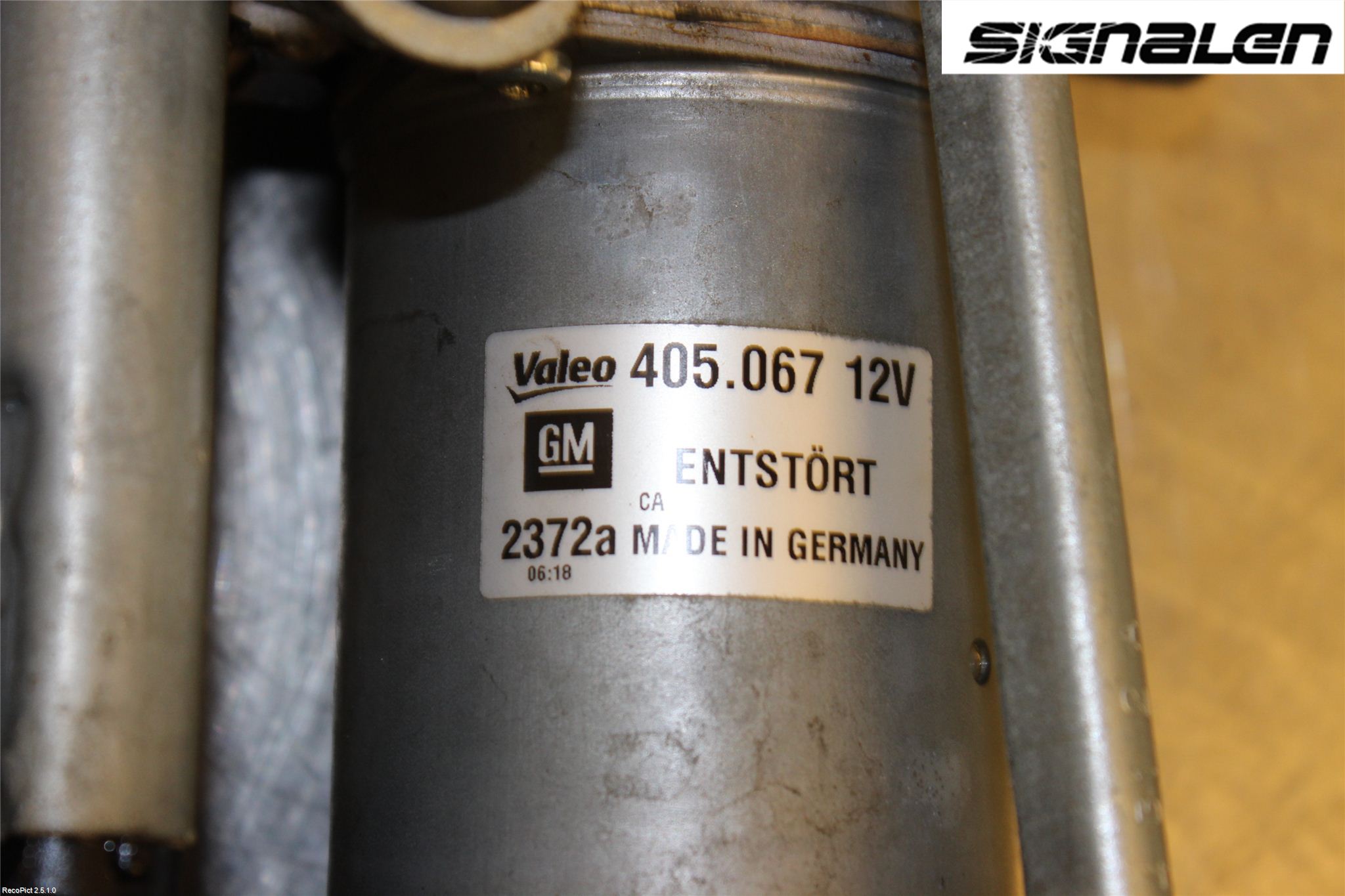 Opel CORSA D 07-14 Torkarmotor Vindruta