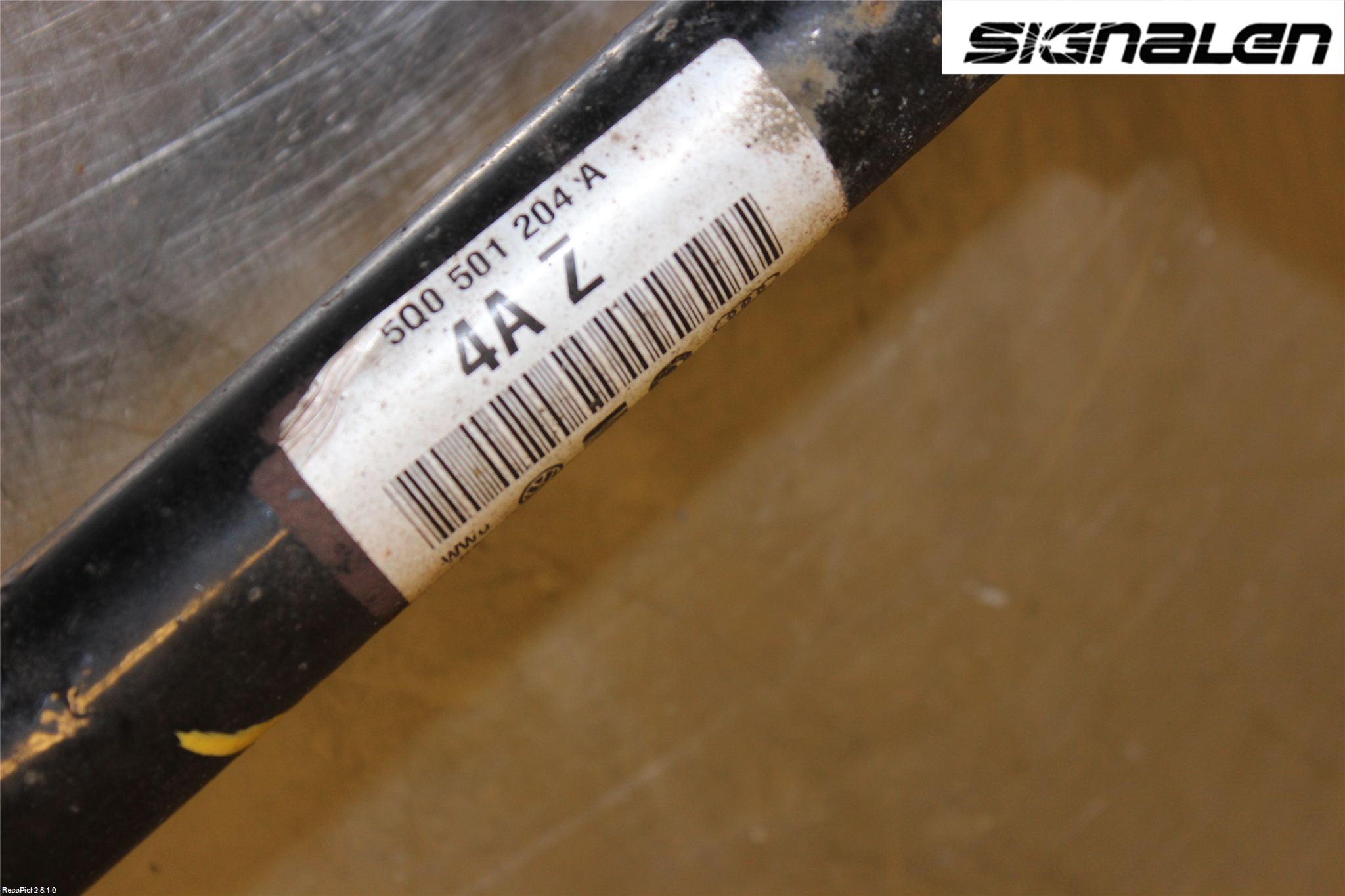 Volkswagen VW GOLF / E-GOLF VII 13-20 Drivaxel Bak Höger