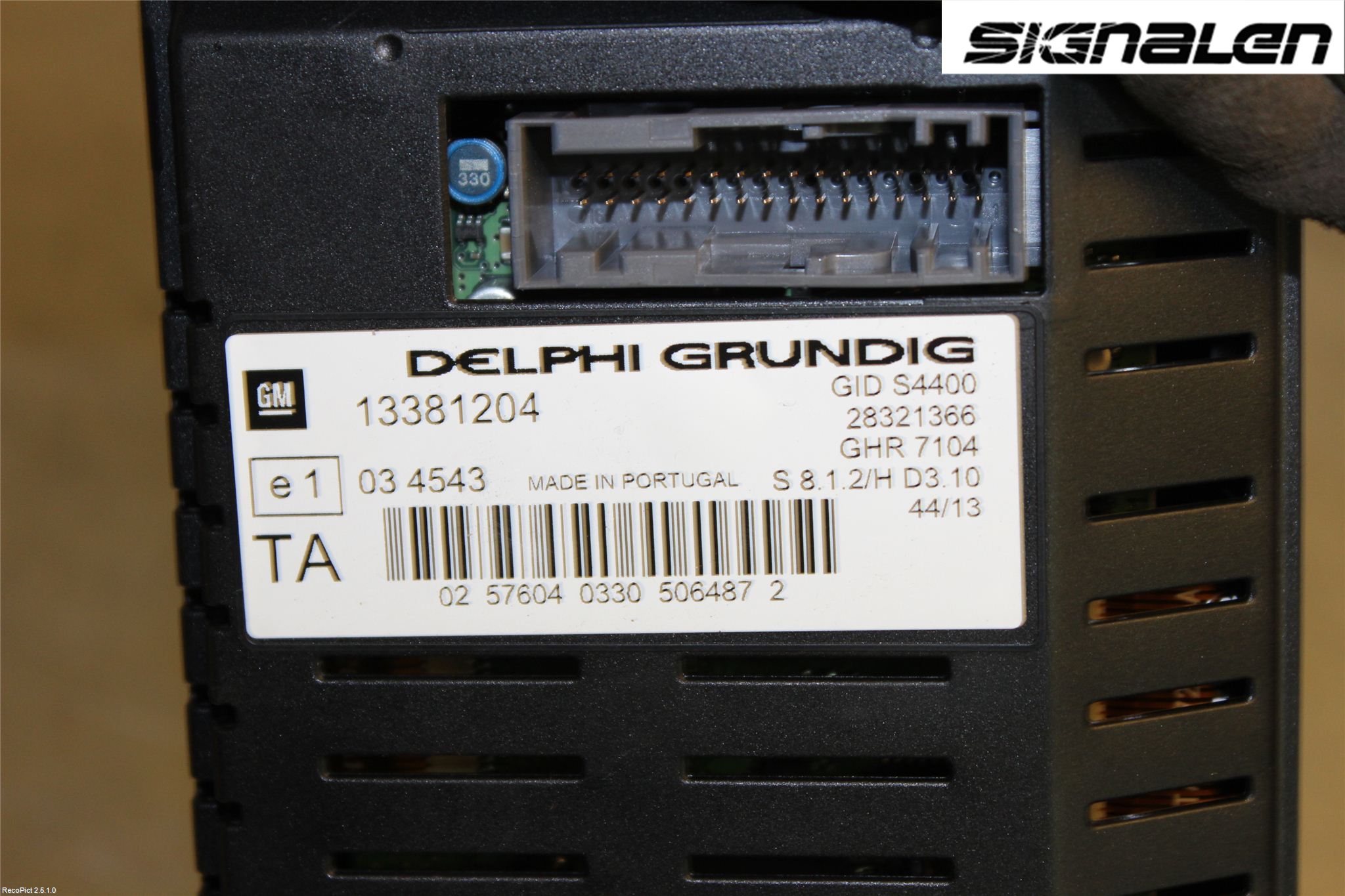 Opel CORSA D 07-14 Färddator