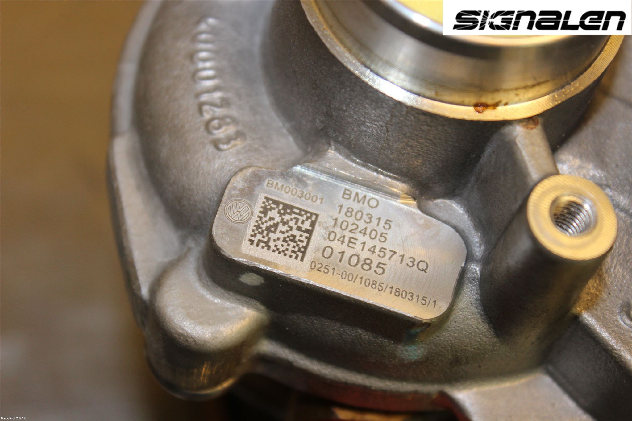 Volkswagen VW GOLF / E-GOLF VII 13-20 Turboaggregat