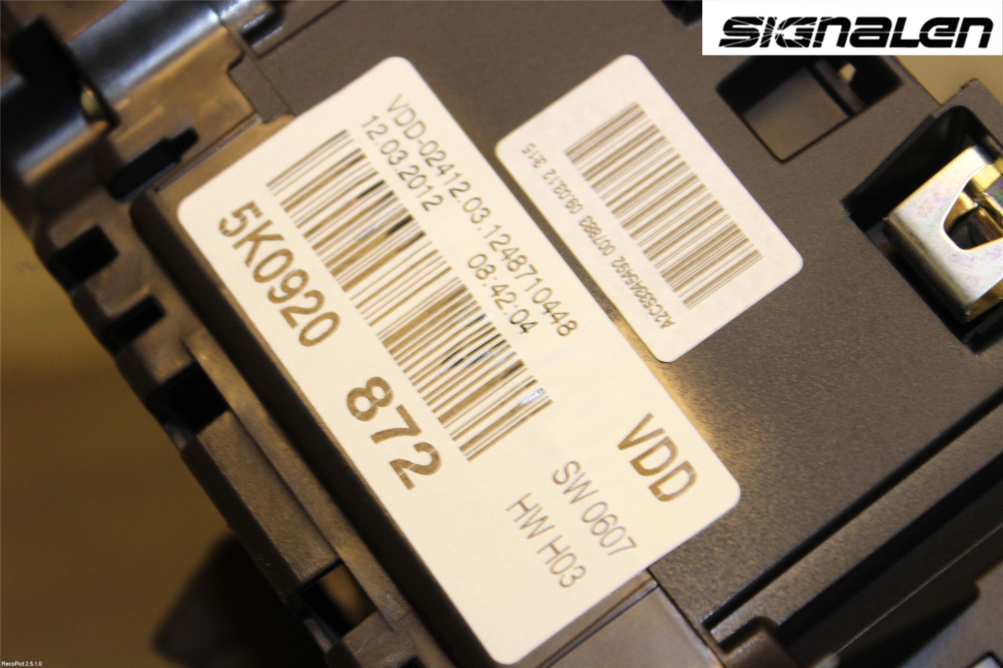 Volkswagen VW GOLF VI 09-13 Instrument Komb