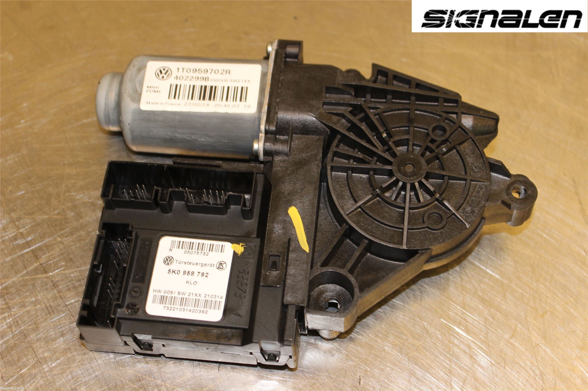 Volkswagen VW CADDY 11-15 Fönsterhissmotor