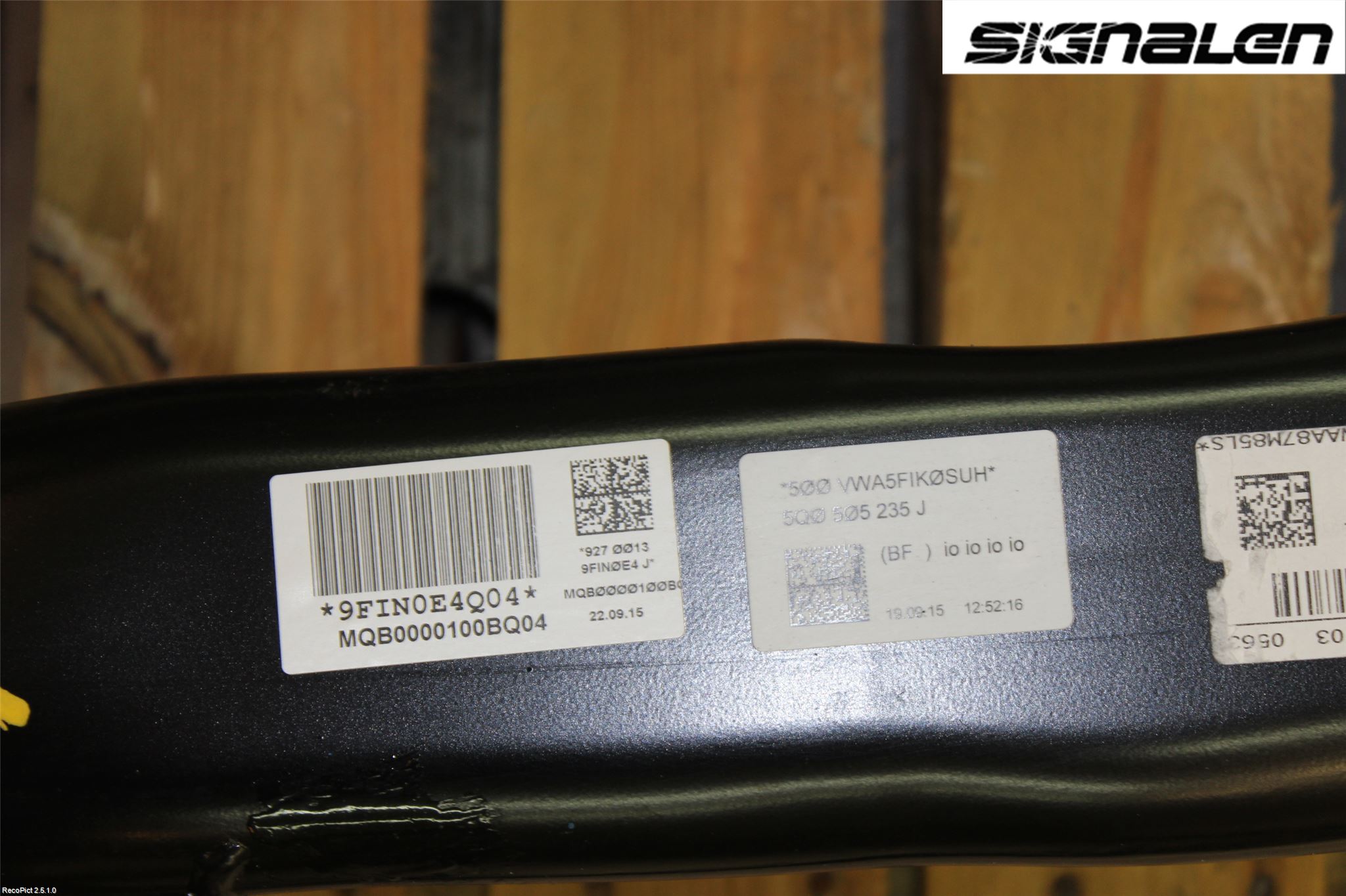 Volkswagen VW GOLF / E-GOLF VII 13-20 Bakaxelbalk