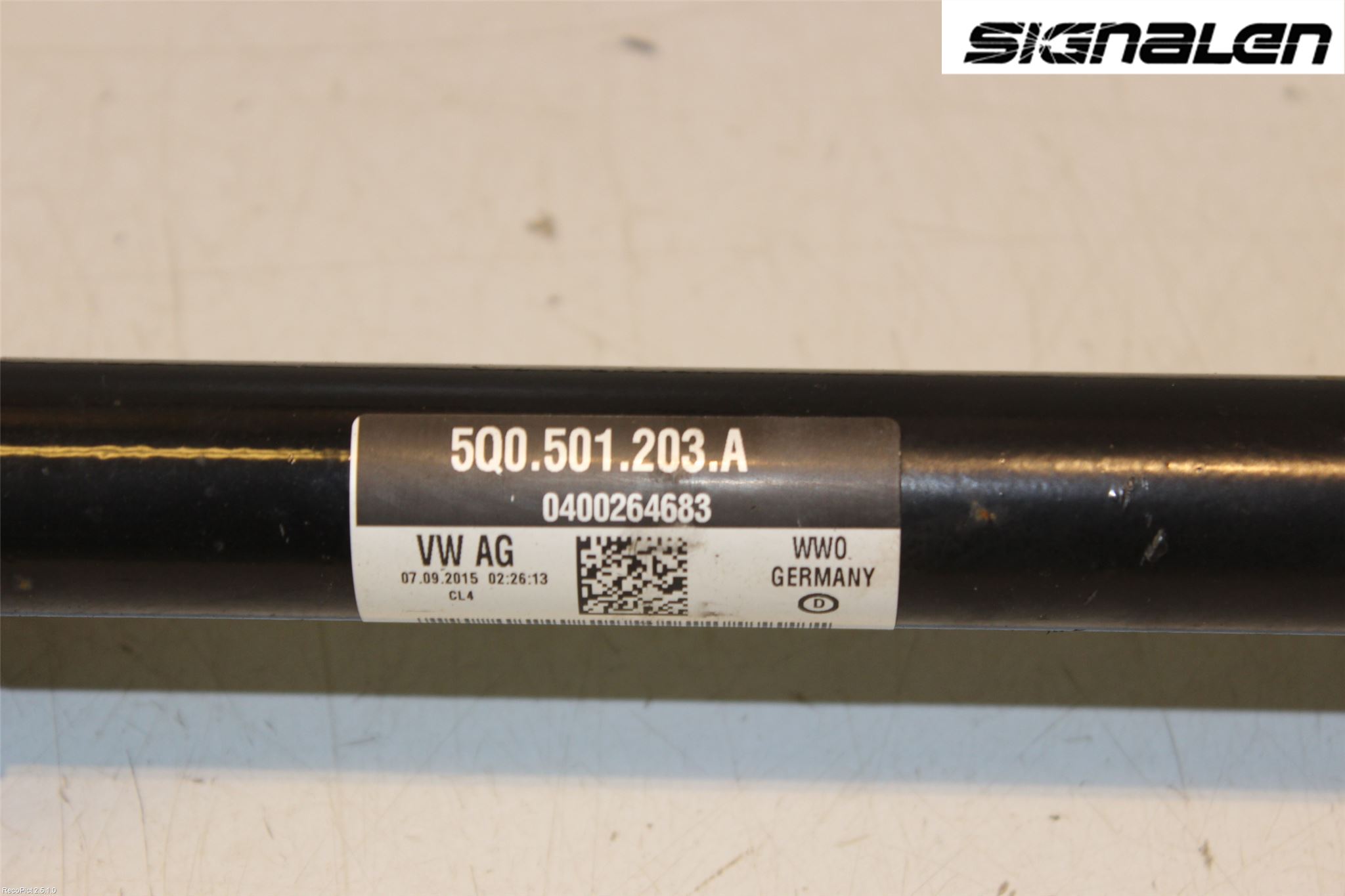 Volkswagen VW GOLF / E-GOLF VII 13-20 Drivaxel Bak Vänster