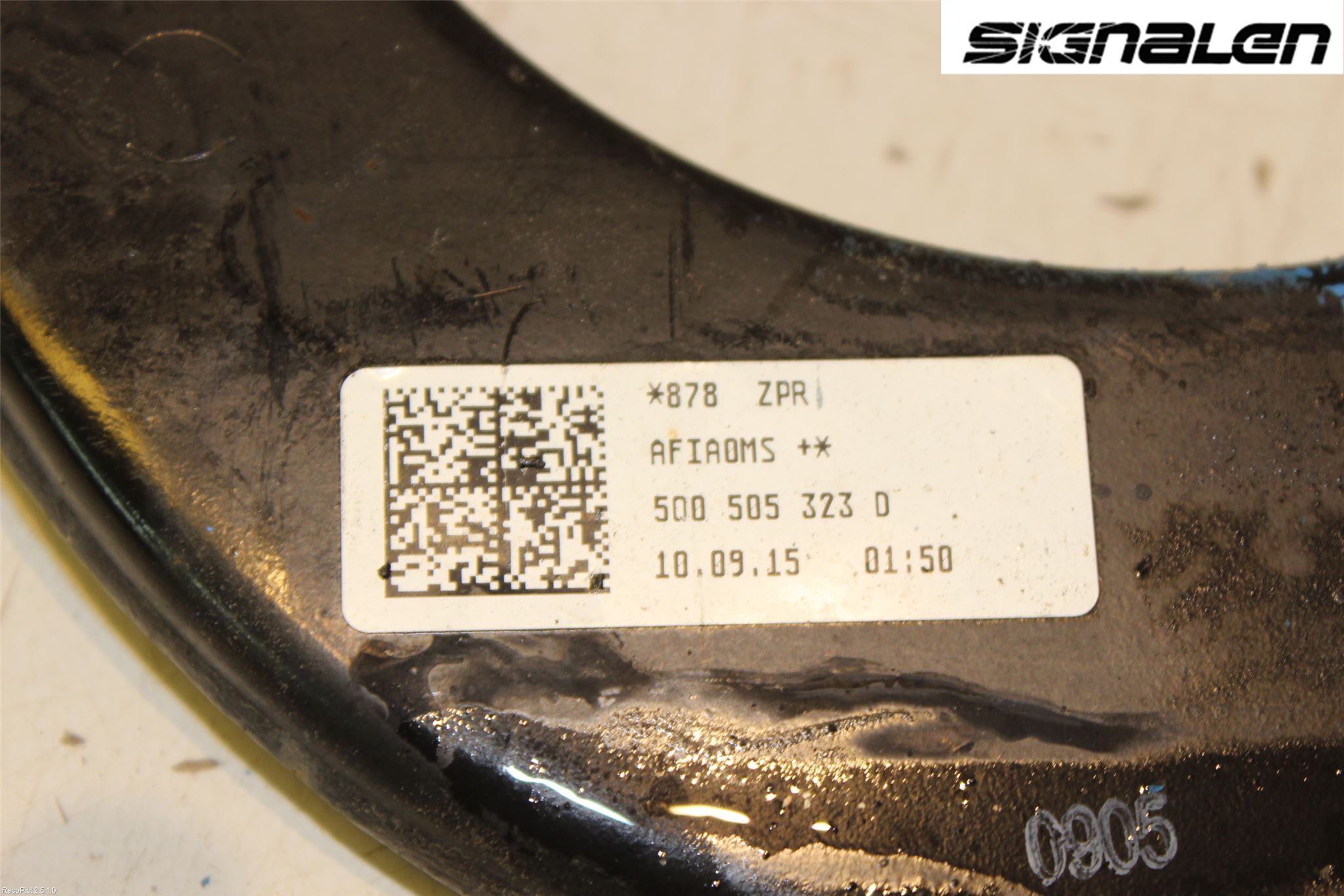 Volkswagen VW GOLF / E-GOLF VII 13-20 Bärarm Bak Övre Höger