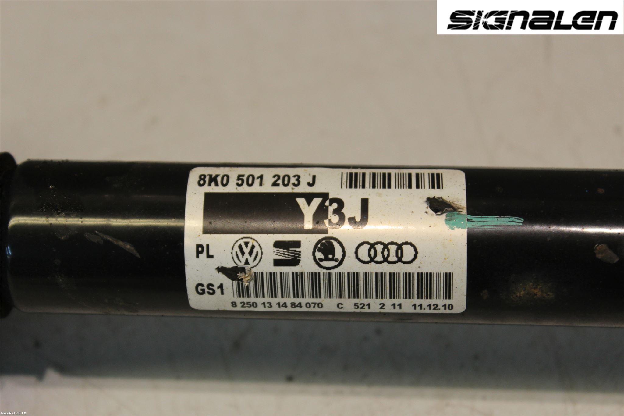 Audi A4/S4 08-11 Drivaxel Bak Höger