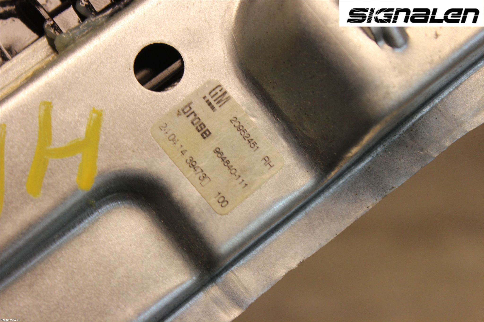 Opel INSIGNIA 09-16 Fönsterhissmekanism