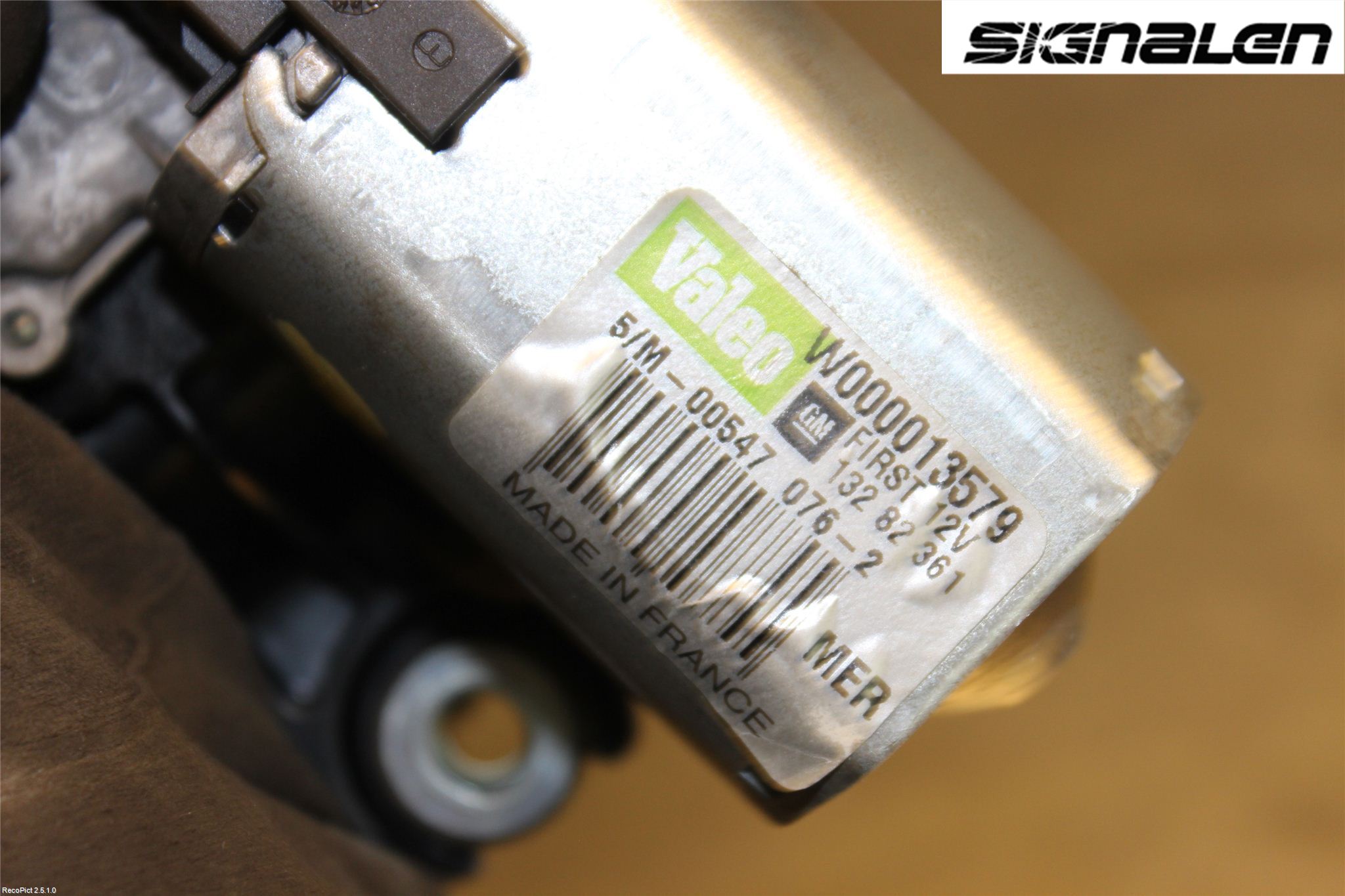 Opel MERIVA B 10-17 Torkarmotor Baklucka