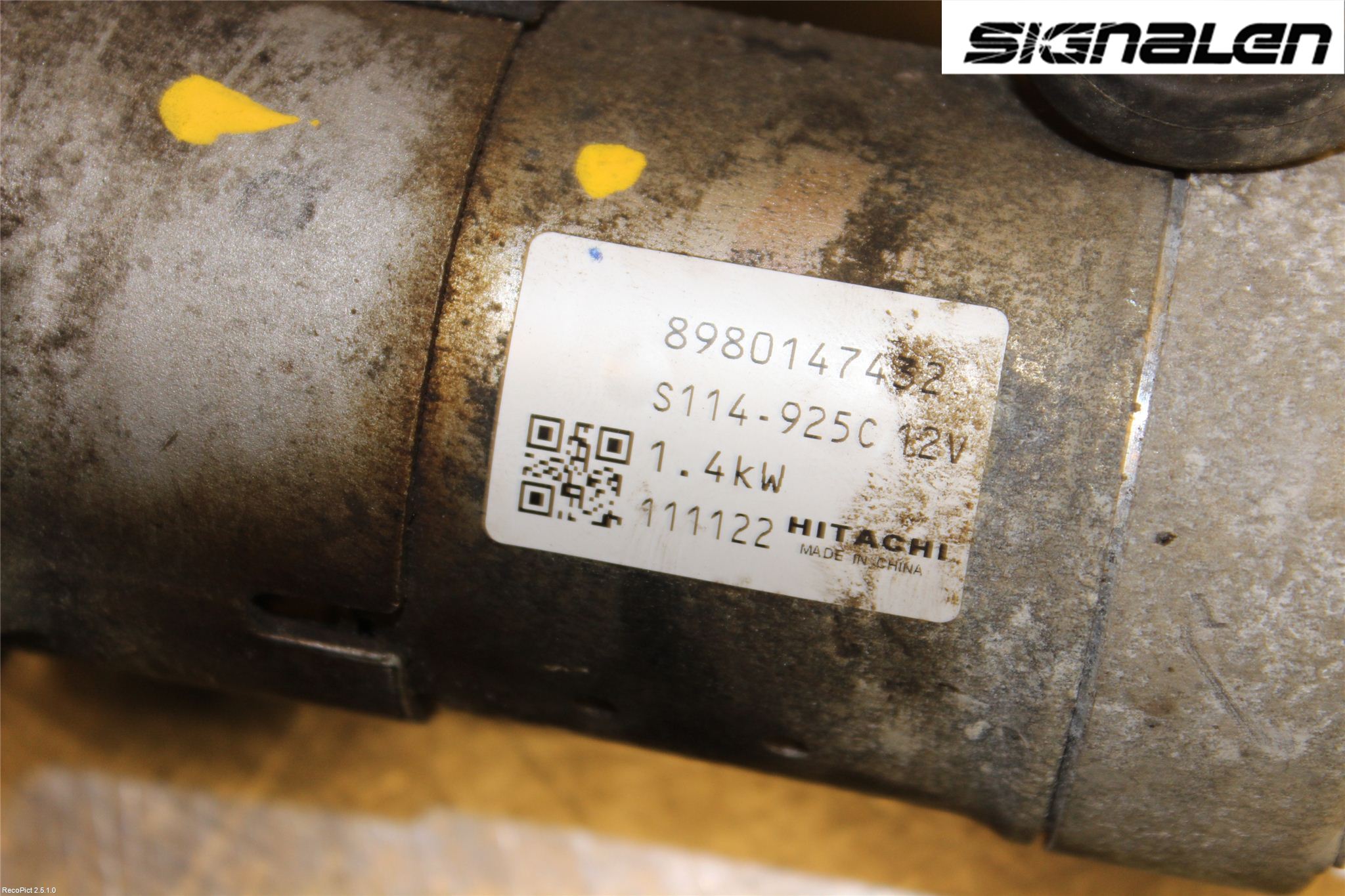 Opel MERIVA B 10-17 Startmotor Diesel