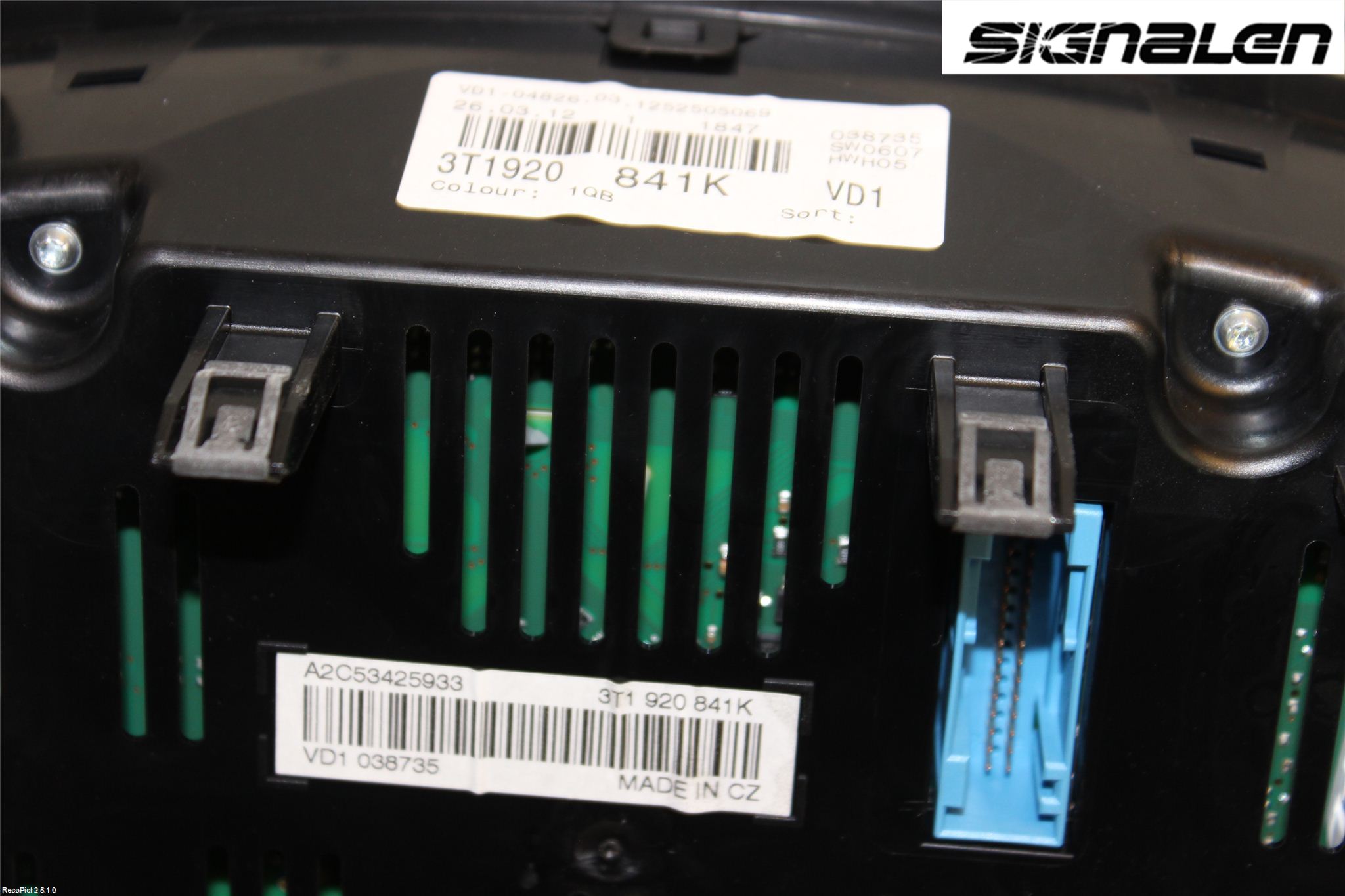 Skoda SUPERB 09-15 Instrument Komb