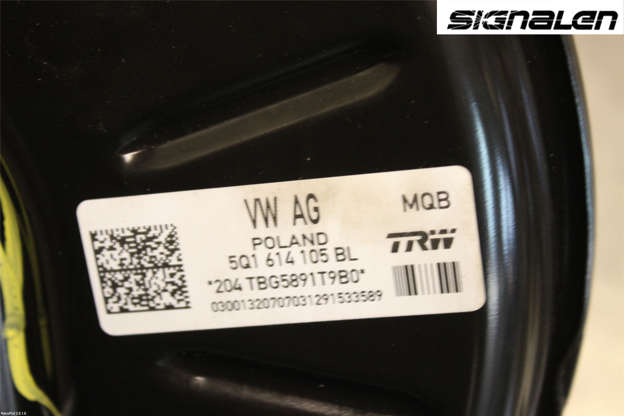 Volkswagen VW GOLF / E-GOLF VII 13-20 Bromsservo