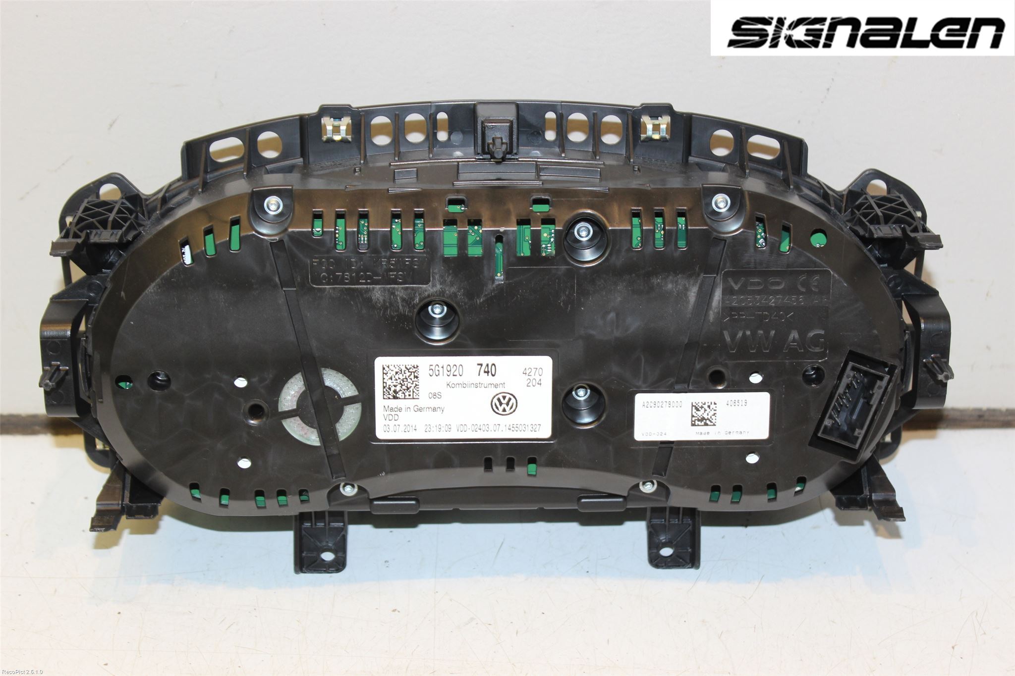 Volkswagen VW GOLF / E-GOLF VII 13-20 Instrument Komb