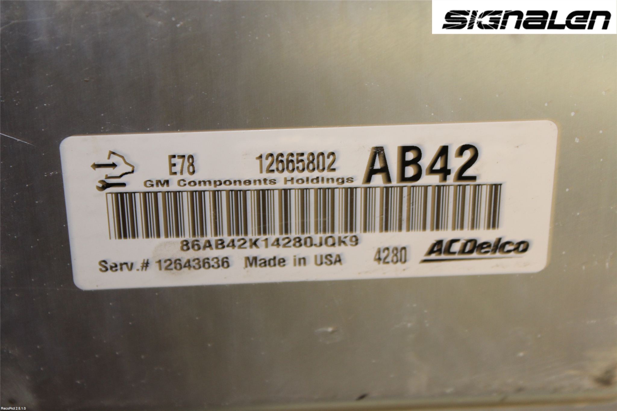 Opel CORSA E 15-19 Styrenhet Insprut Bensin