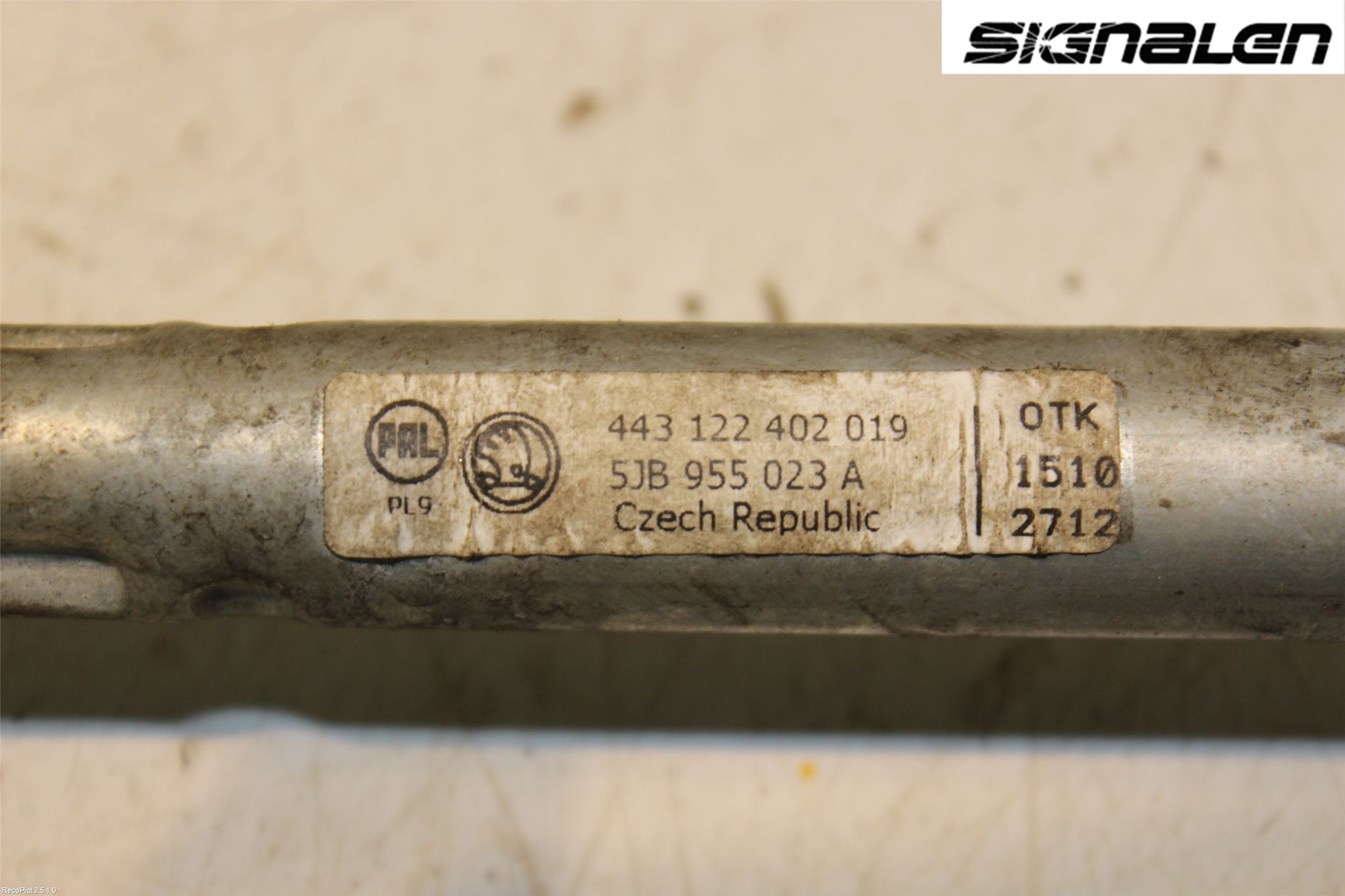 Skoda RAPID Torkarmekanism Vindruta