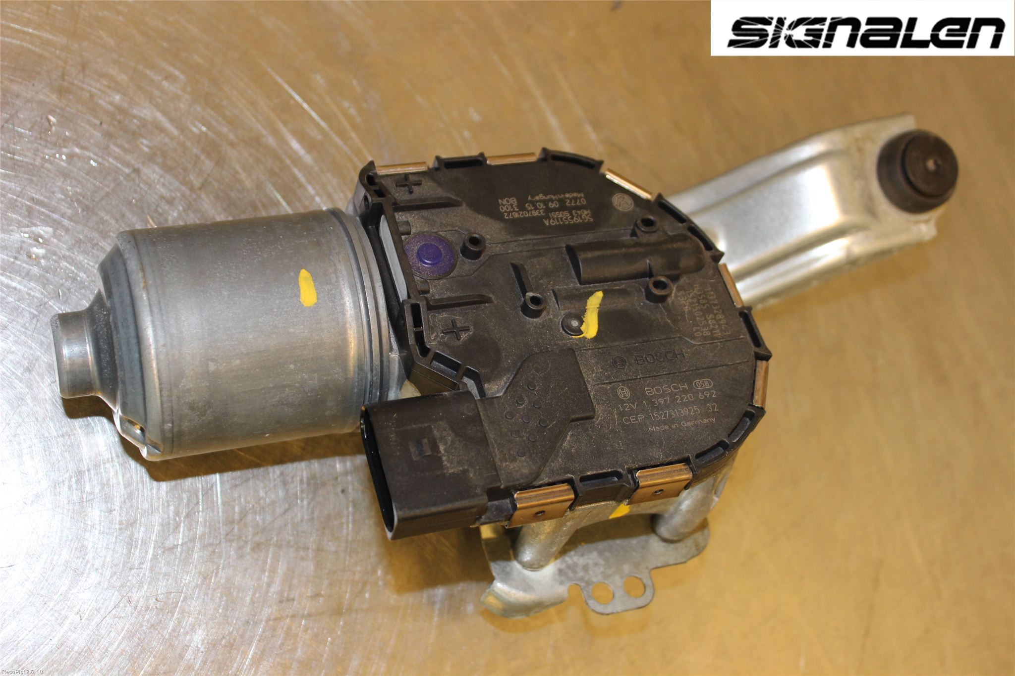 Volkswagen VW GOLF / E-GOLF VII 13-20 Torkarmotor Vindruta