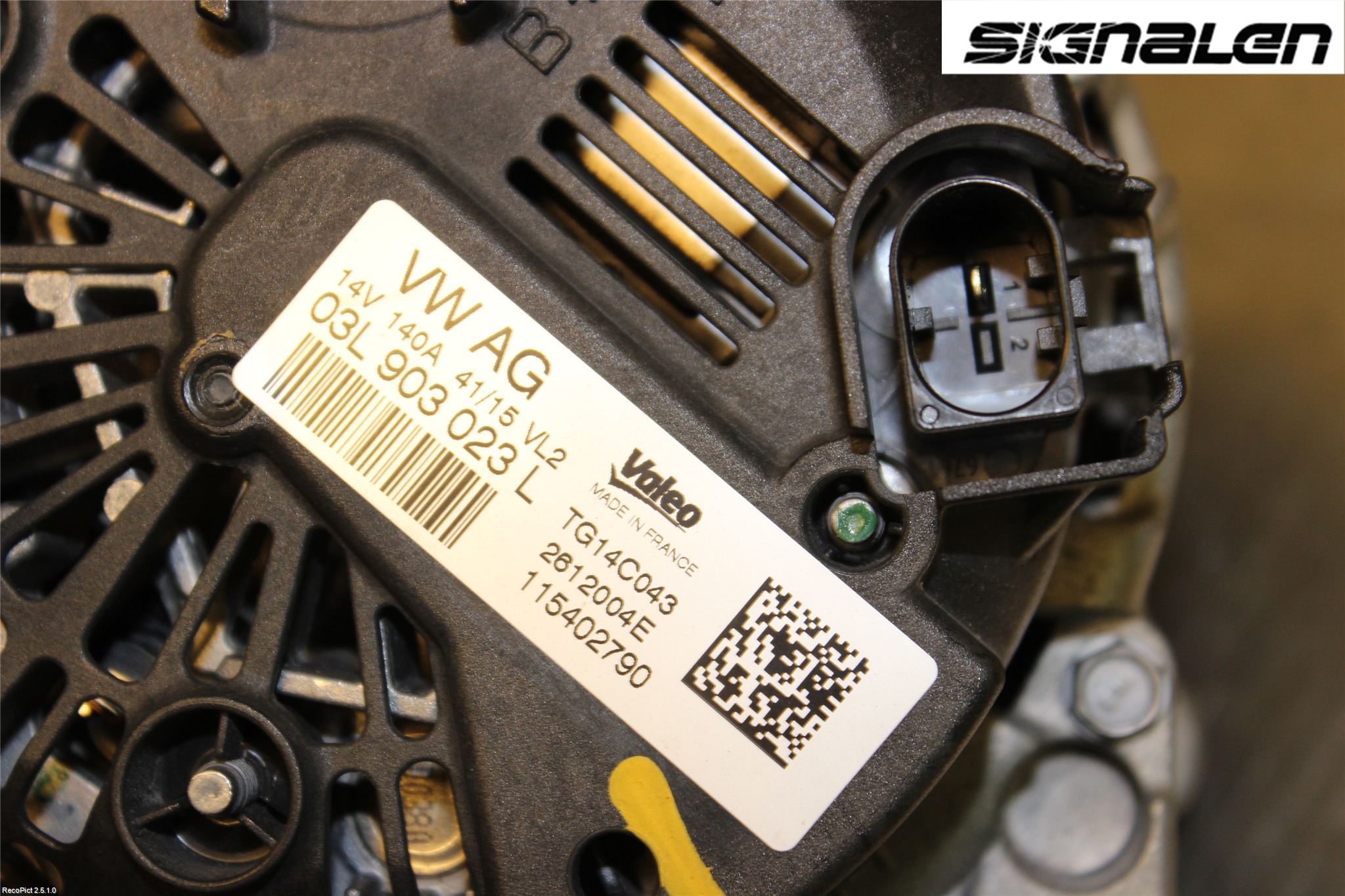 Volkswagen VW GOLF / E-GOLF VII 13-20 Generator