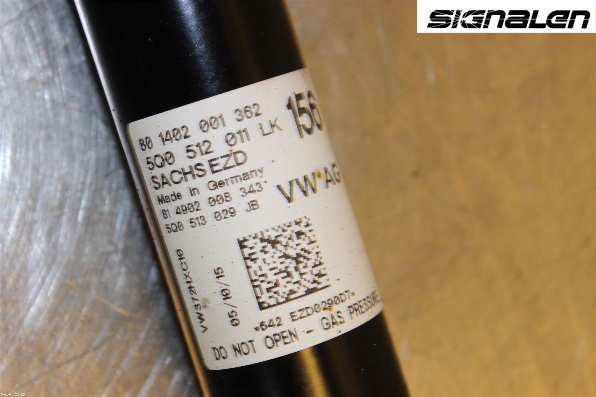 Volkswagen VW GOLF / E-GOLF VII 13-20 Stötdämpare Bak