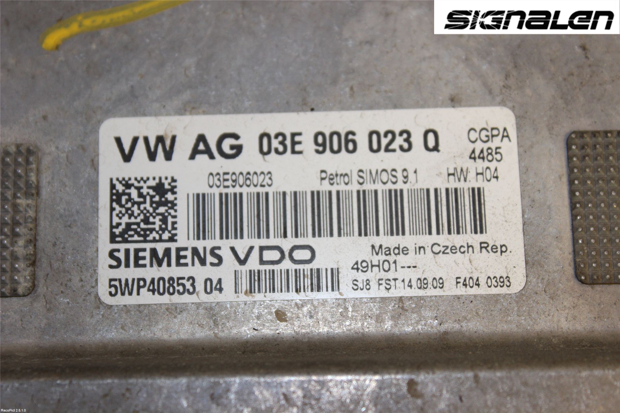 Skoda FABIA 07-14 Styrenhet Insprut Bensin