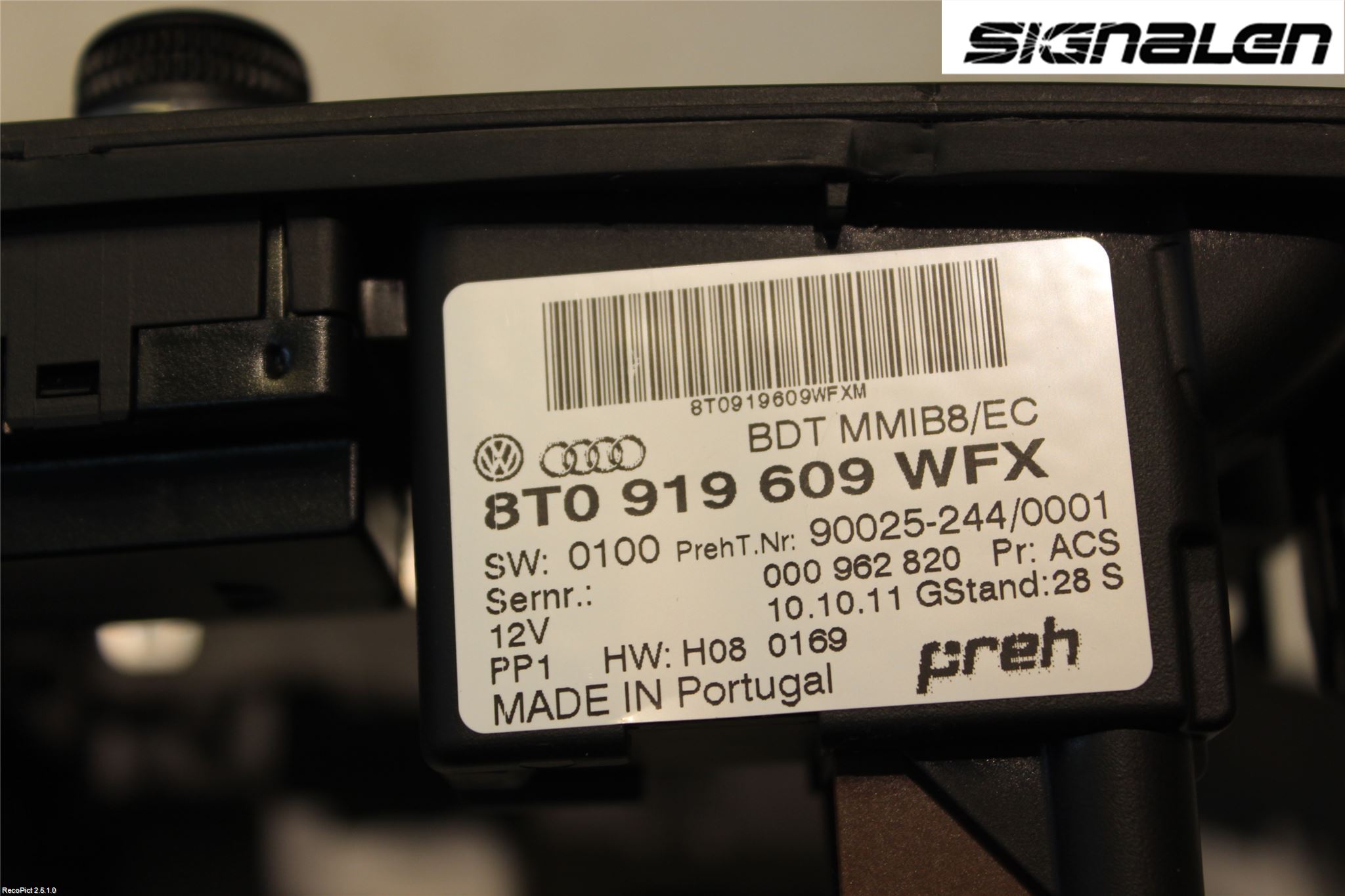 Audi A4/S4 08-11 Cd Radio - Multimediapanel