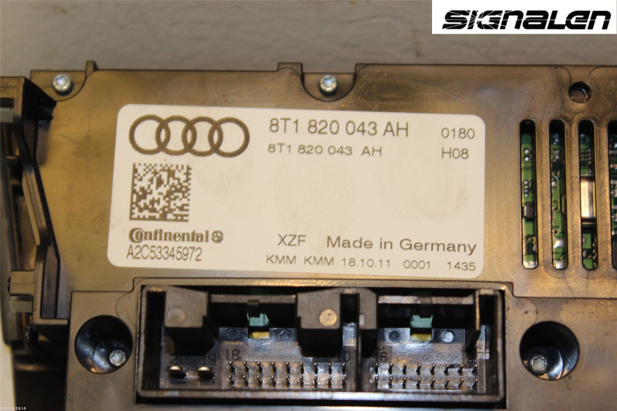 Audi A4/S4 08-11 Ac Styrenhet Ac Manöveren