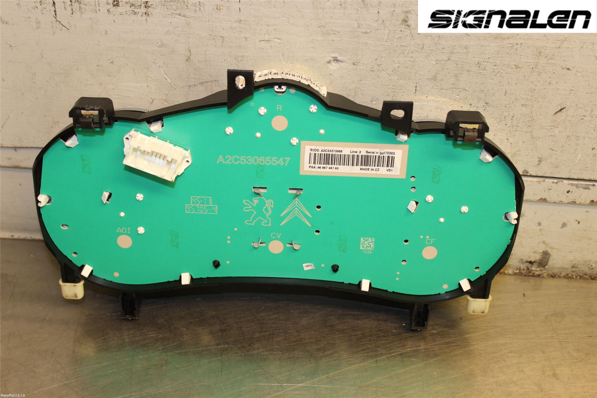 Peugeot 207 Instrument Komb