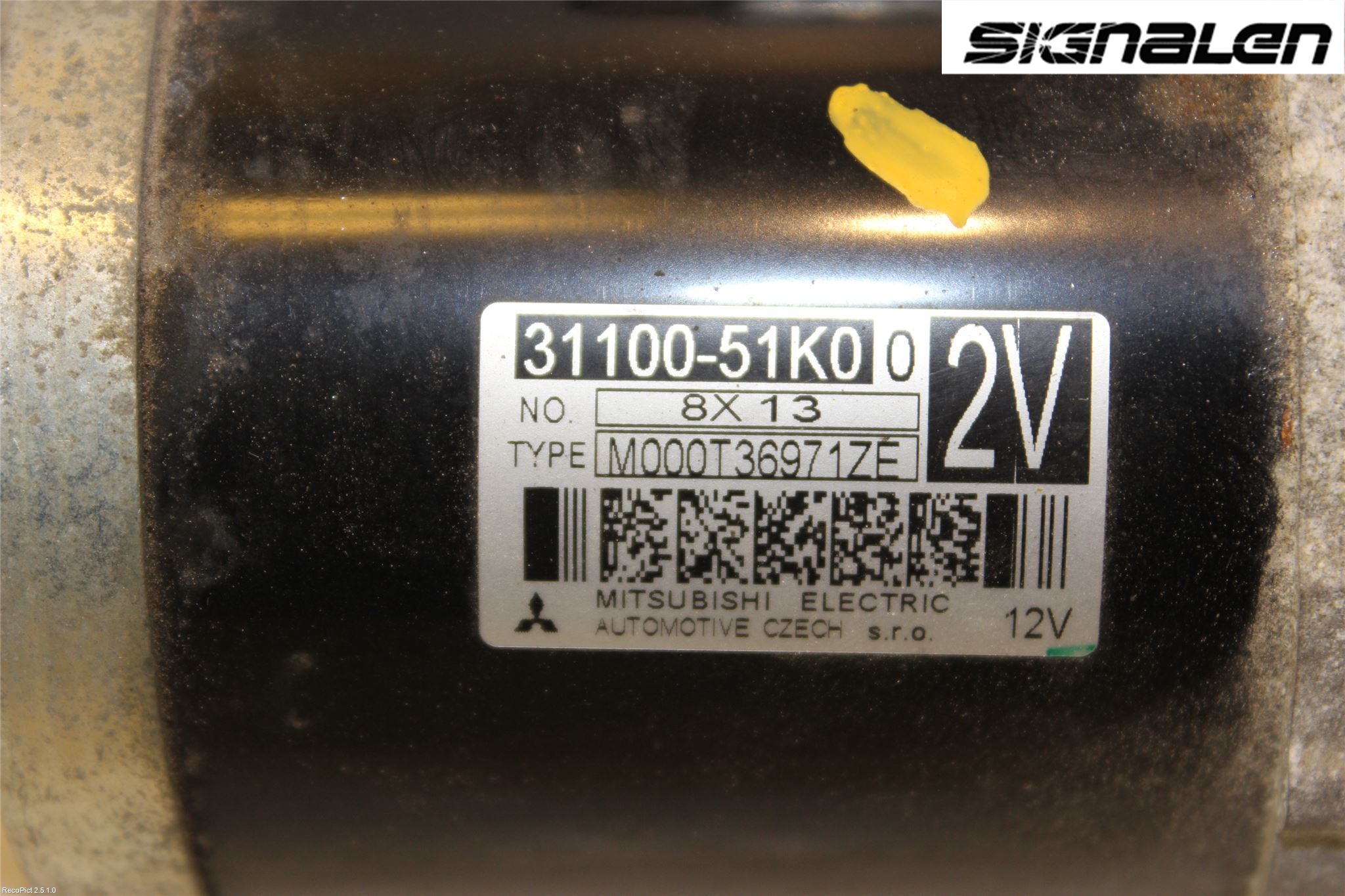 Opel AGILA B 08-15 Startmotor