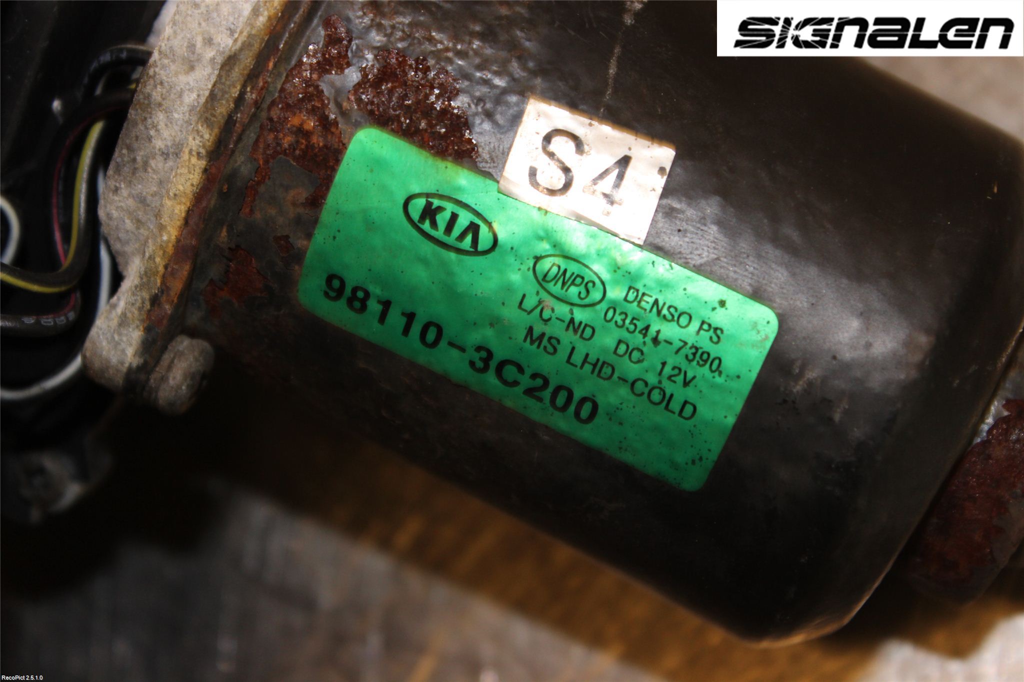 Kia MAGENTIS Torkarmotor Vindruta