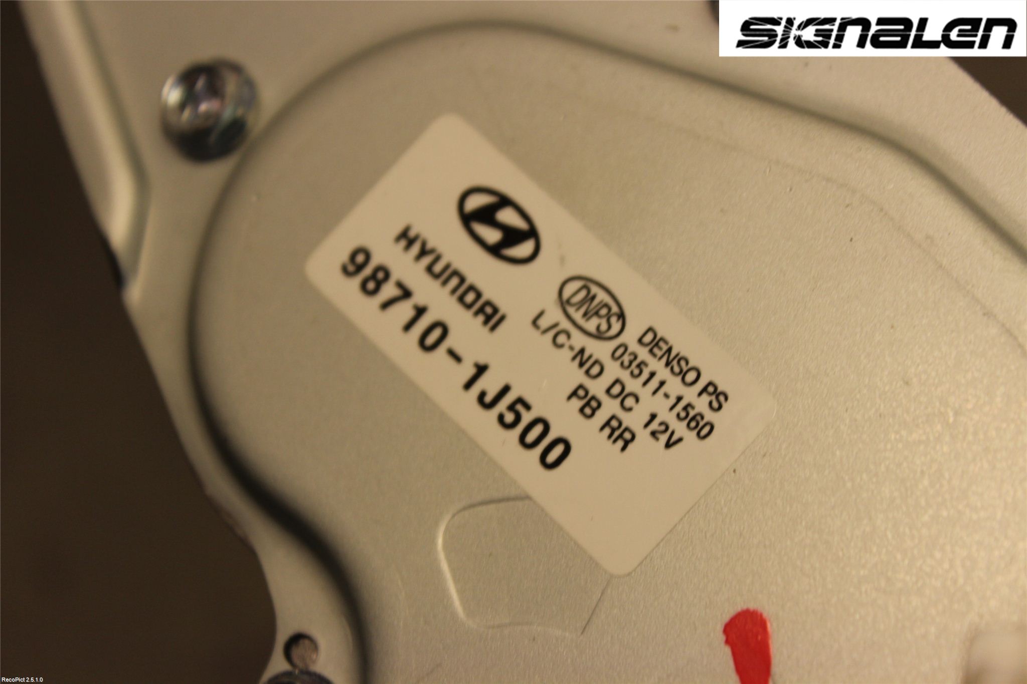 Hyundai i20 PB 09-14 Torkarmotor Baklucka