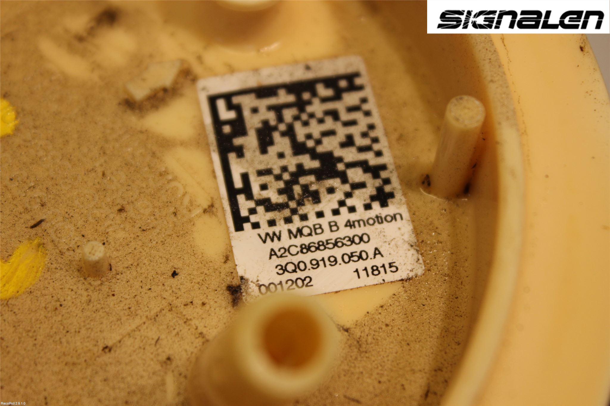 Volkswagen VW PASSAT 15-19 Bränslepump El