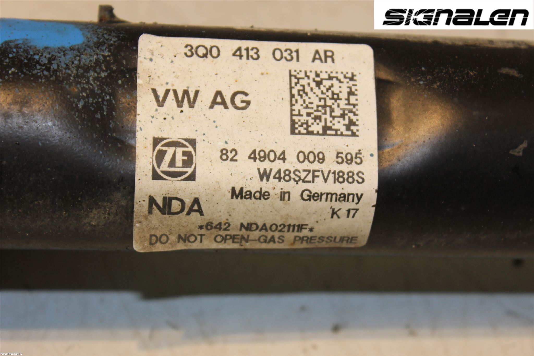 Volkswagen VW PASSAT 15-19 Fjäderben Fram Höger