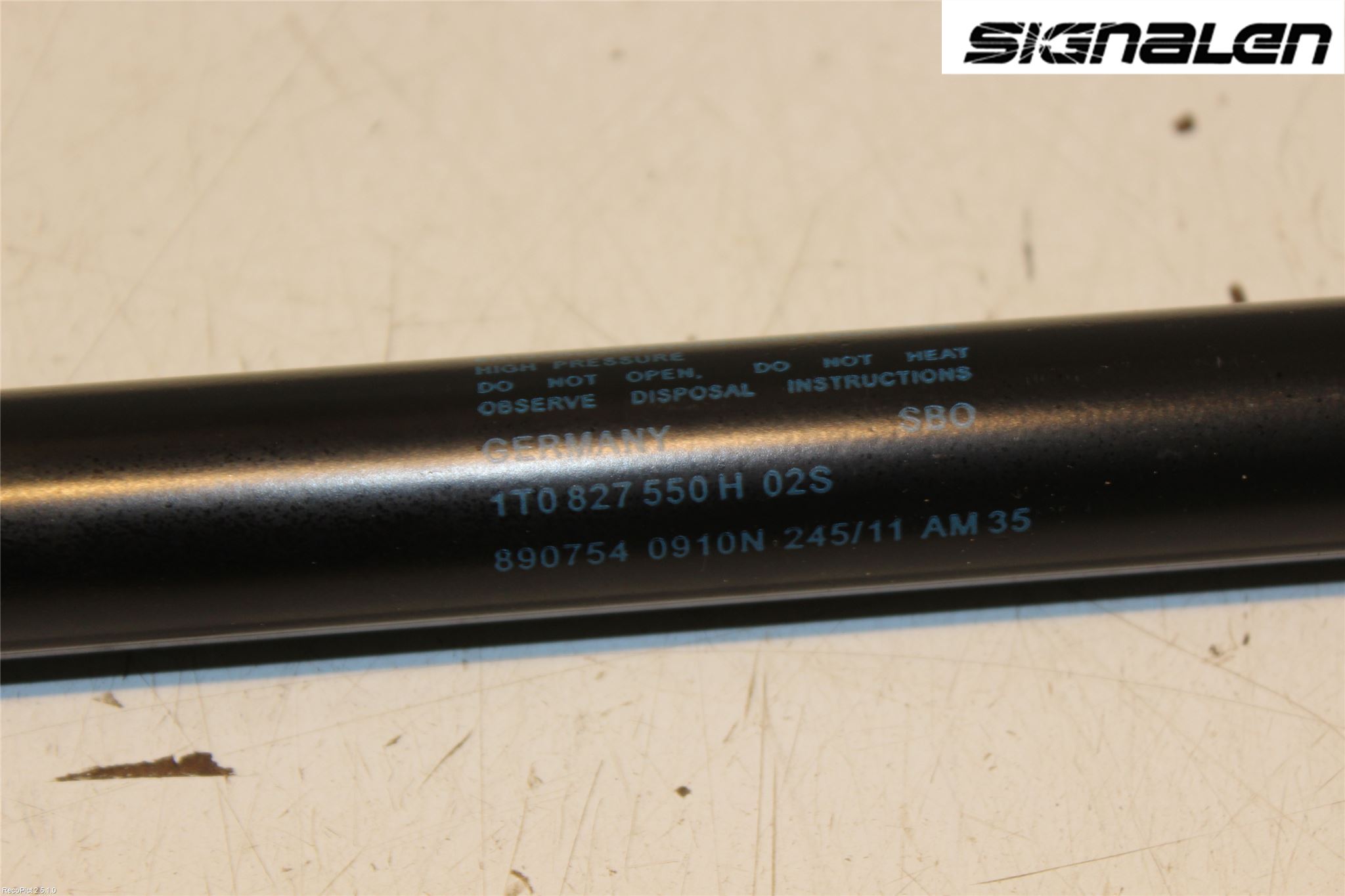 Volkswagen VW TOURAN 10-15 Gasfjäder Baklucka