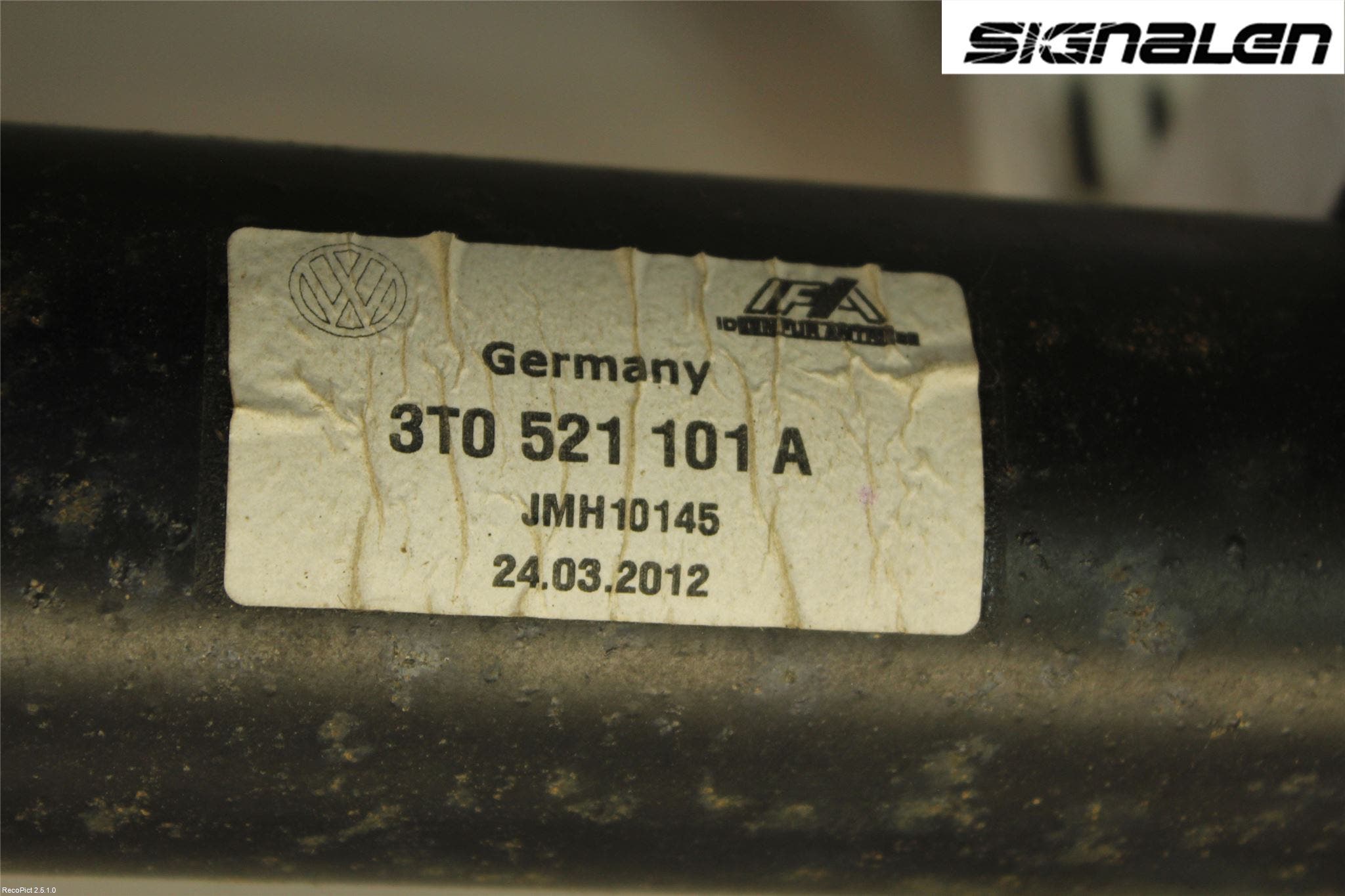 Skoda SUPERB 09-15 Mellanaxel Komp