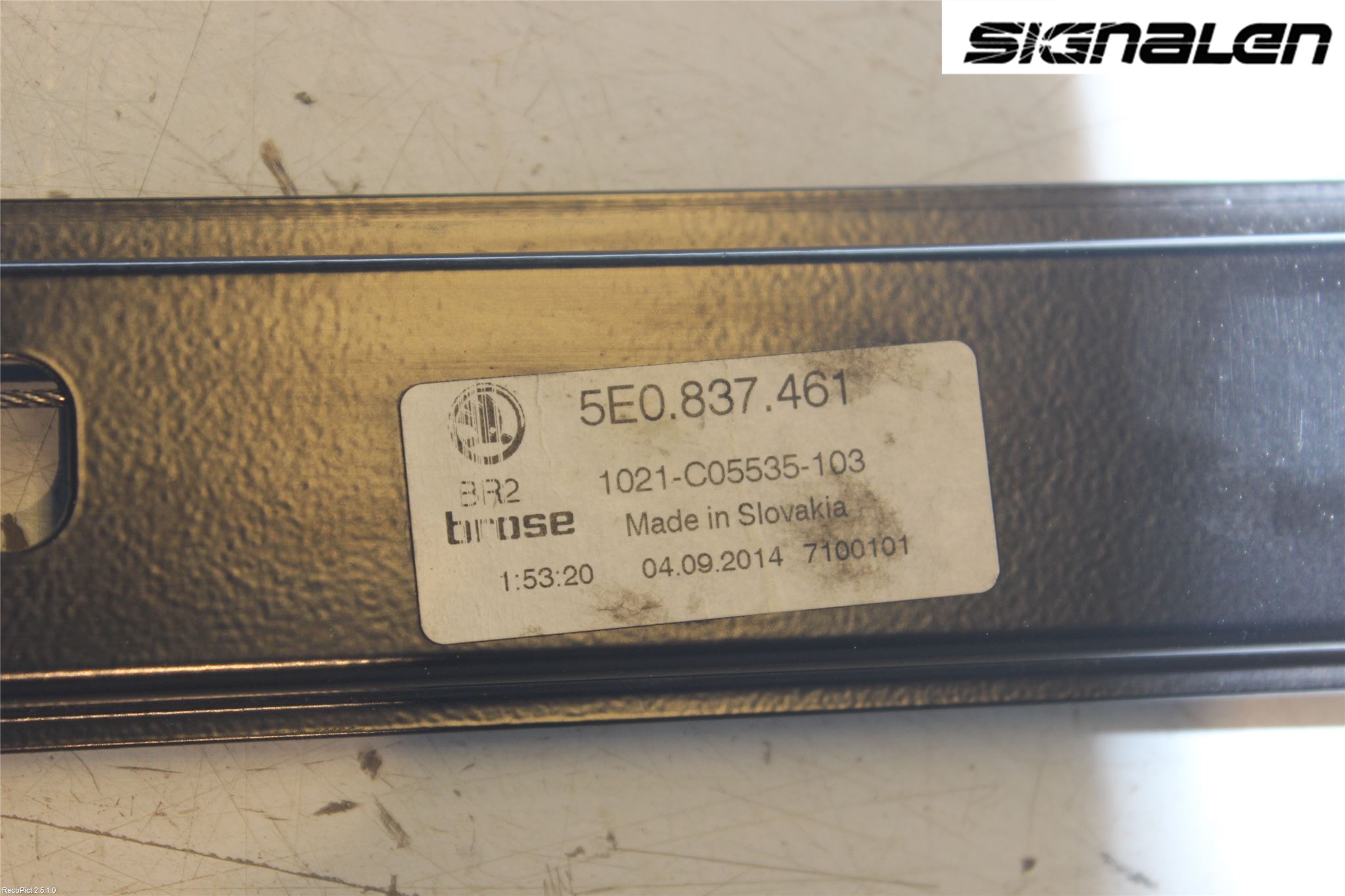 Skoda OCTAVIA (5E) 13-20 Fönsterhissmekanism