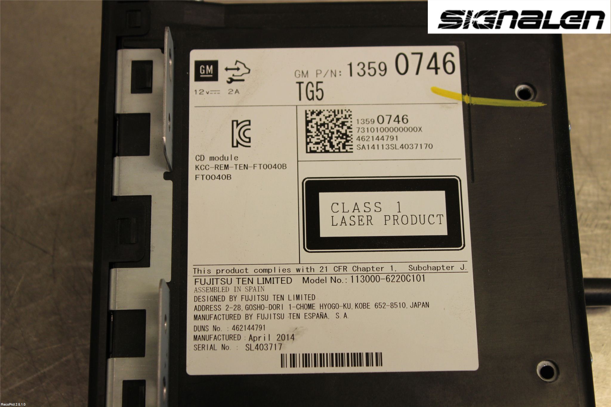 Opel INSIGNIA 09-16 Radio