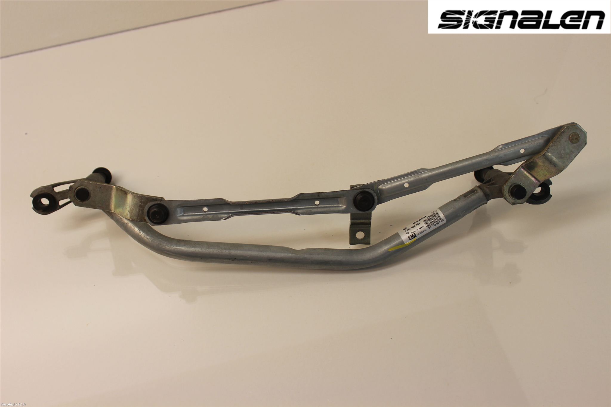 Peugeot 207 Torkarmekanism Vindruta