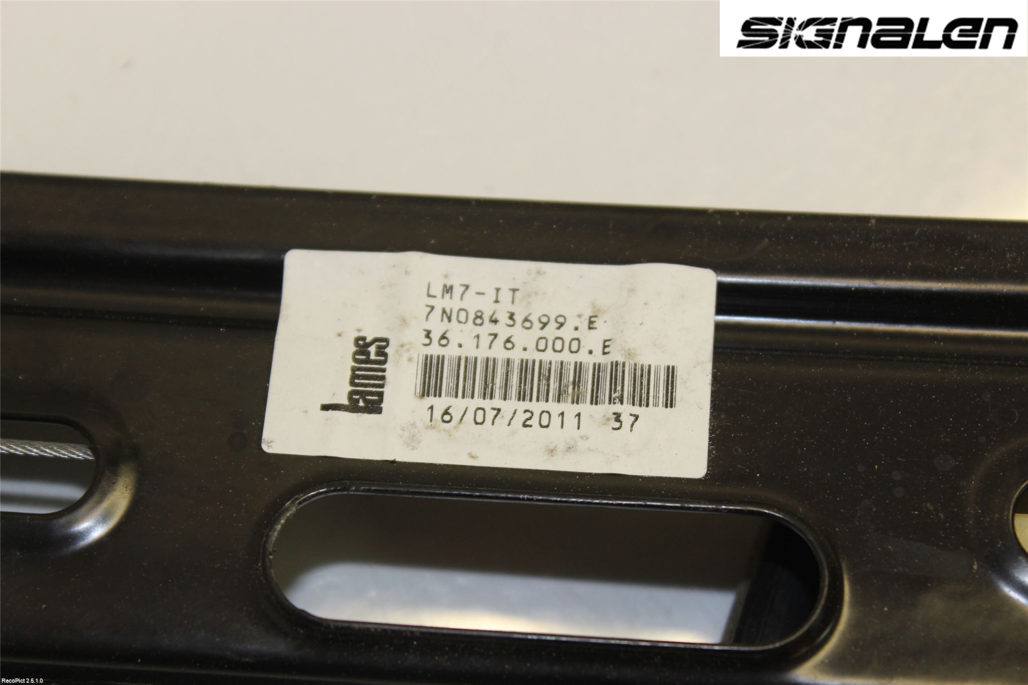 Seat ALHAMBRA 11- Fönsterhissmekanism