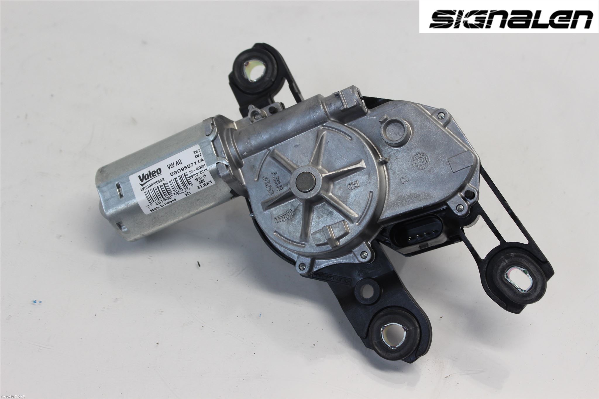 Volkswagen VW PASSAT 15-19 Torkarmotor Baklucka
