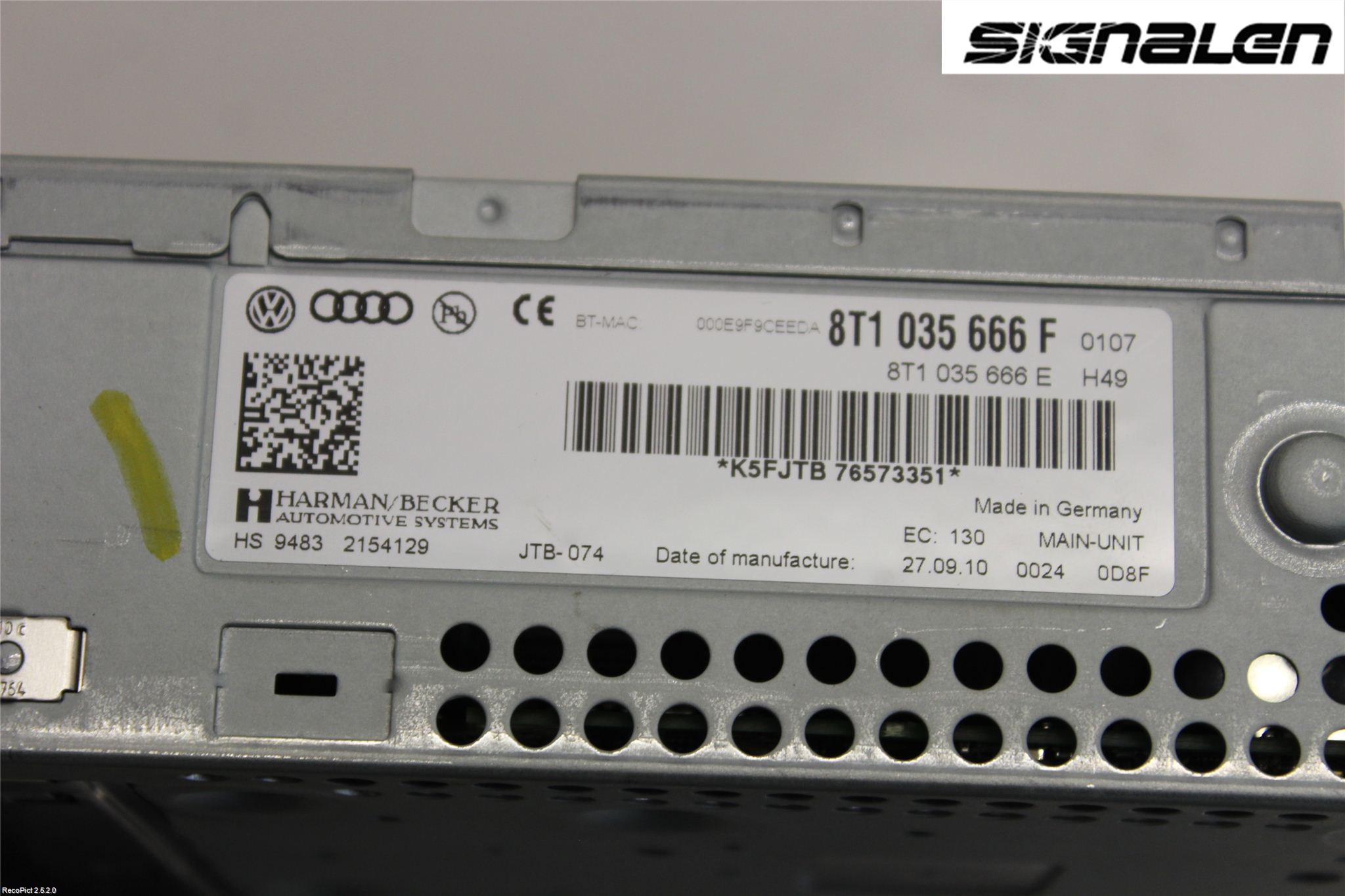 Audi A5 07-16 Radio