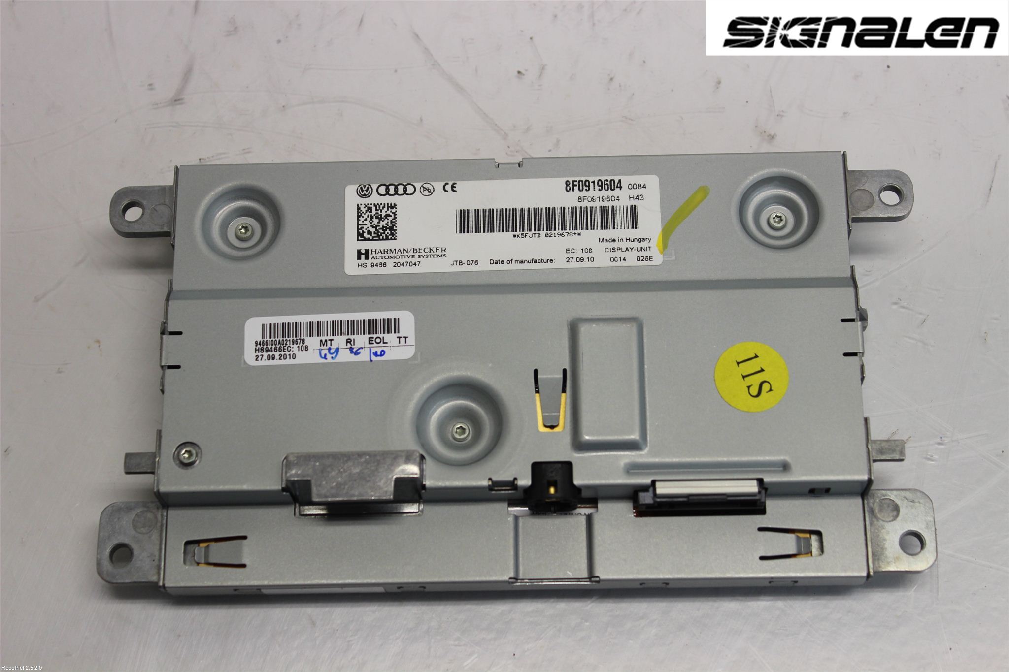 Audi A5 07-16 Multifunktionsdisplay