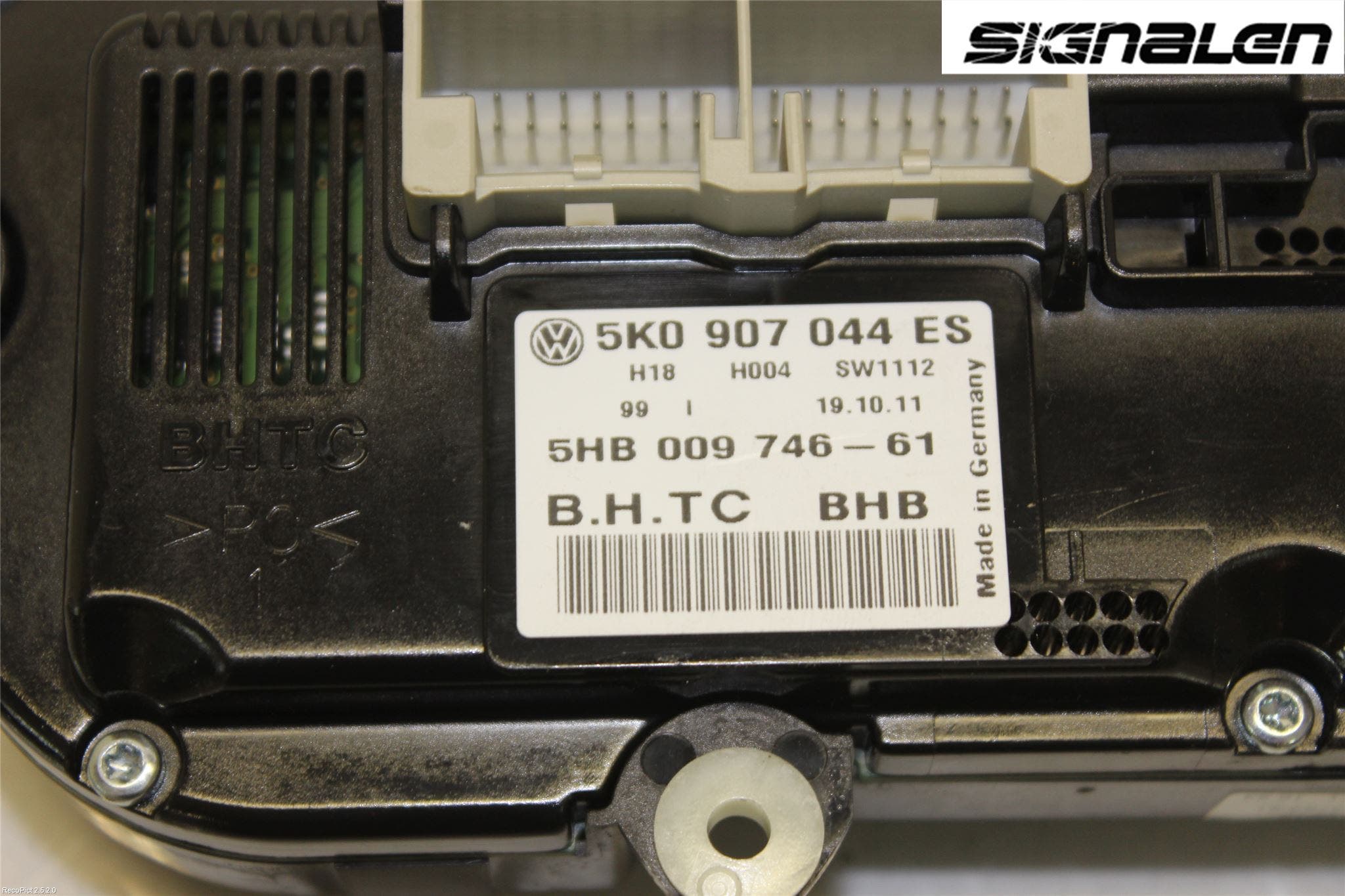 Volkswagen VW PASSAT 11-14 Ac Styrenhet Ac Manöveren