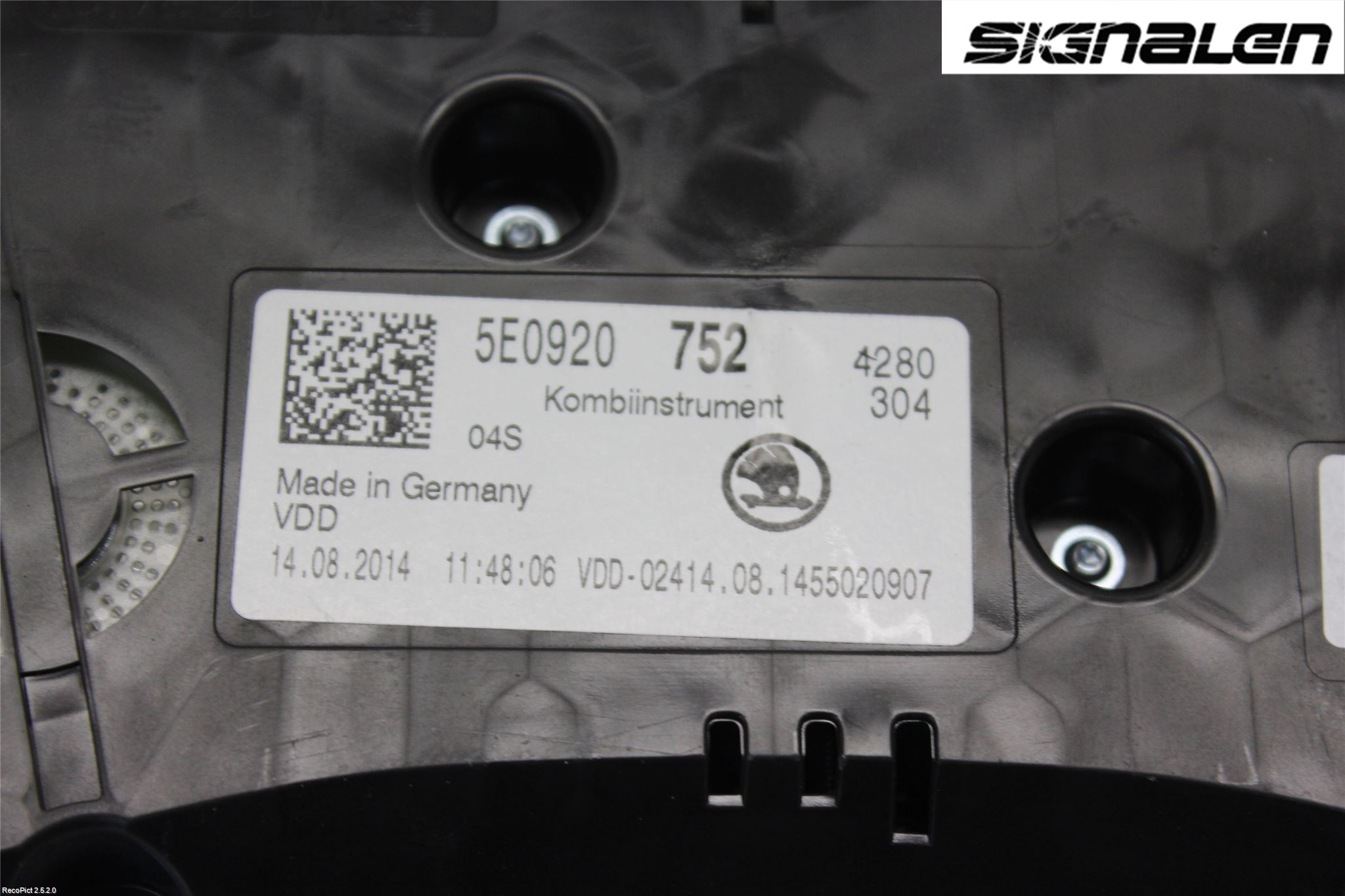 Skoda OCTAVIA (5E) 13-20 Instrument Komb