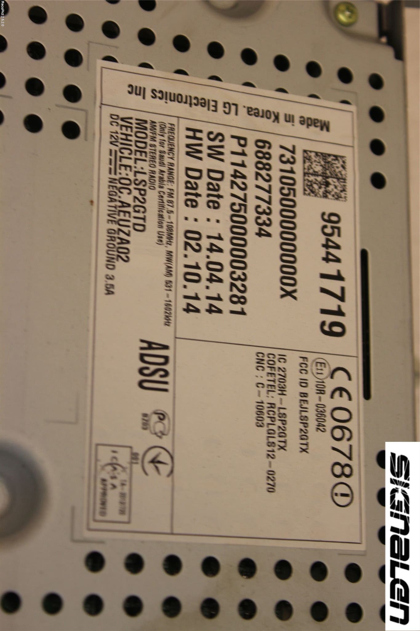 Opel CORSA E 15-19 Radio