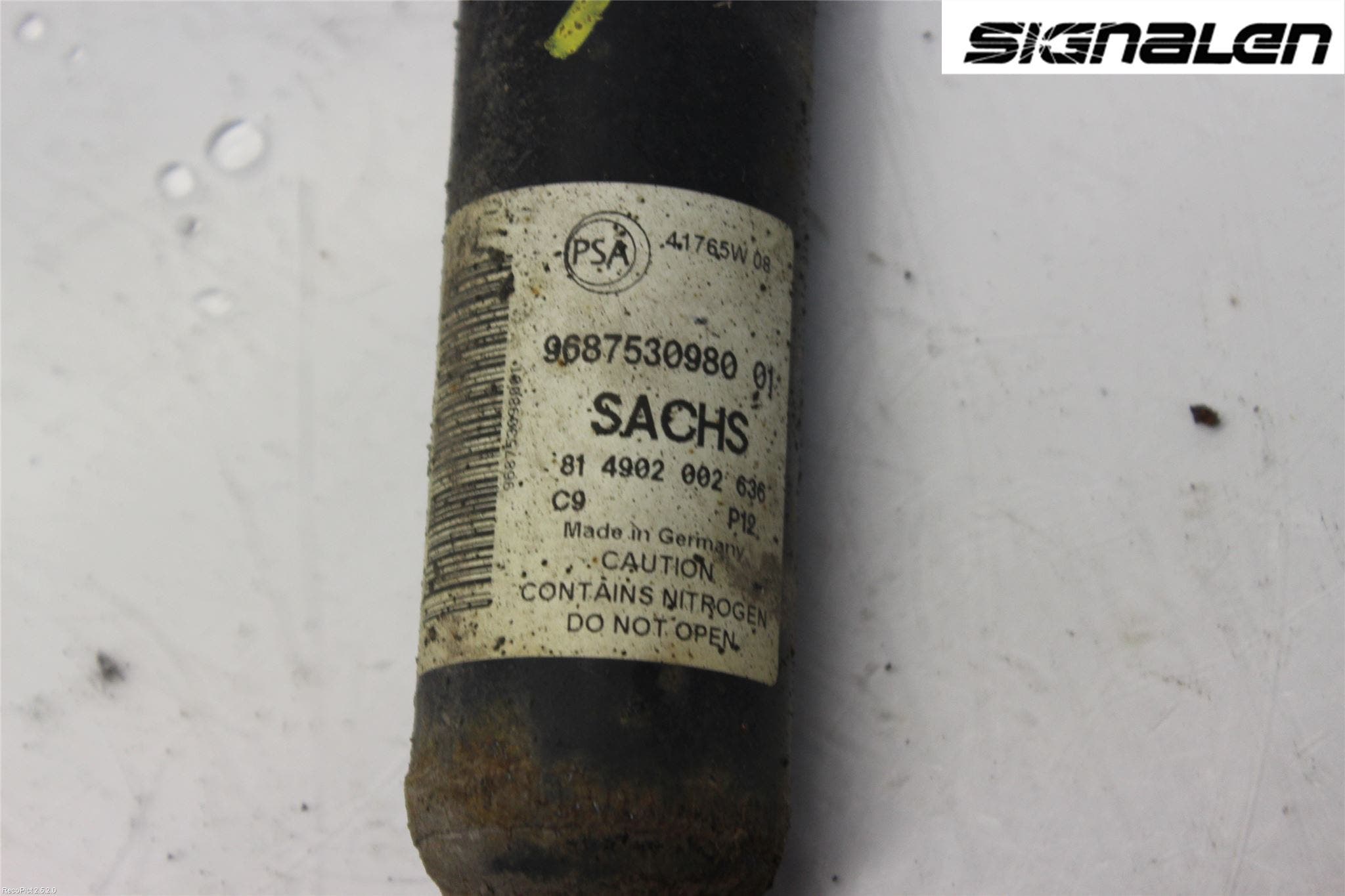 Citroen BERLINGO 08-18 Stötdämpare Bak