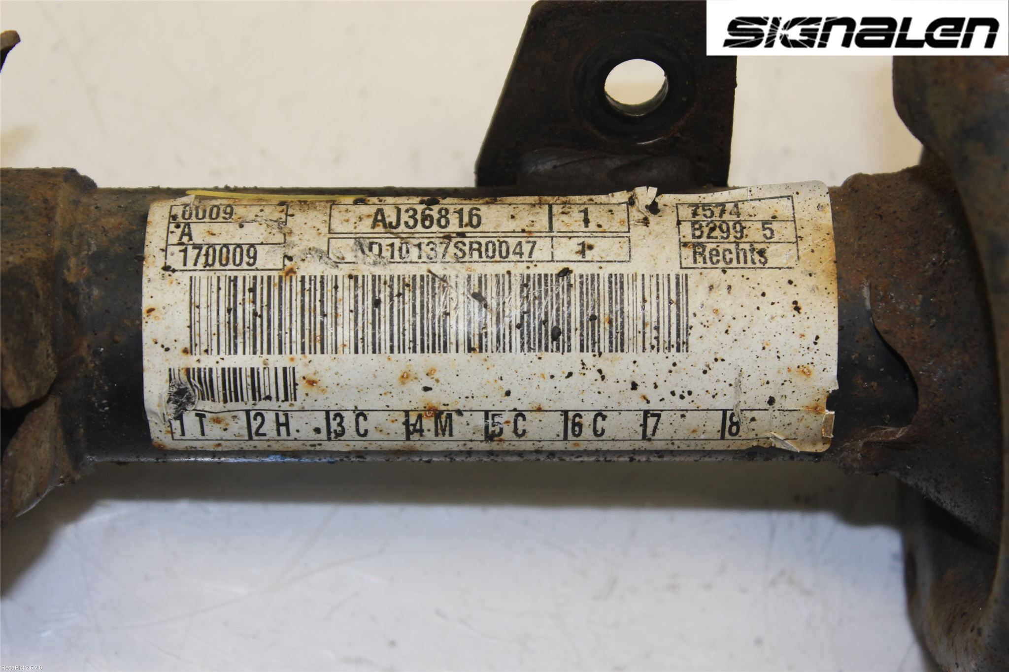 Ford FIESTA 09-12 Fjäderben Fram Höger