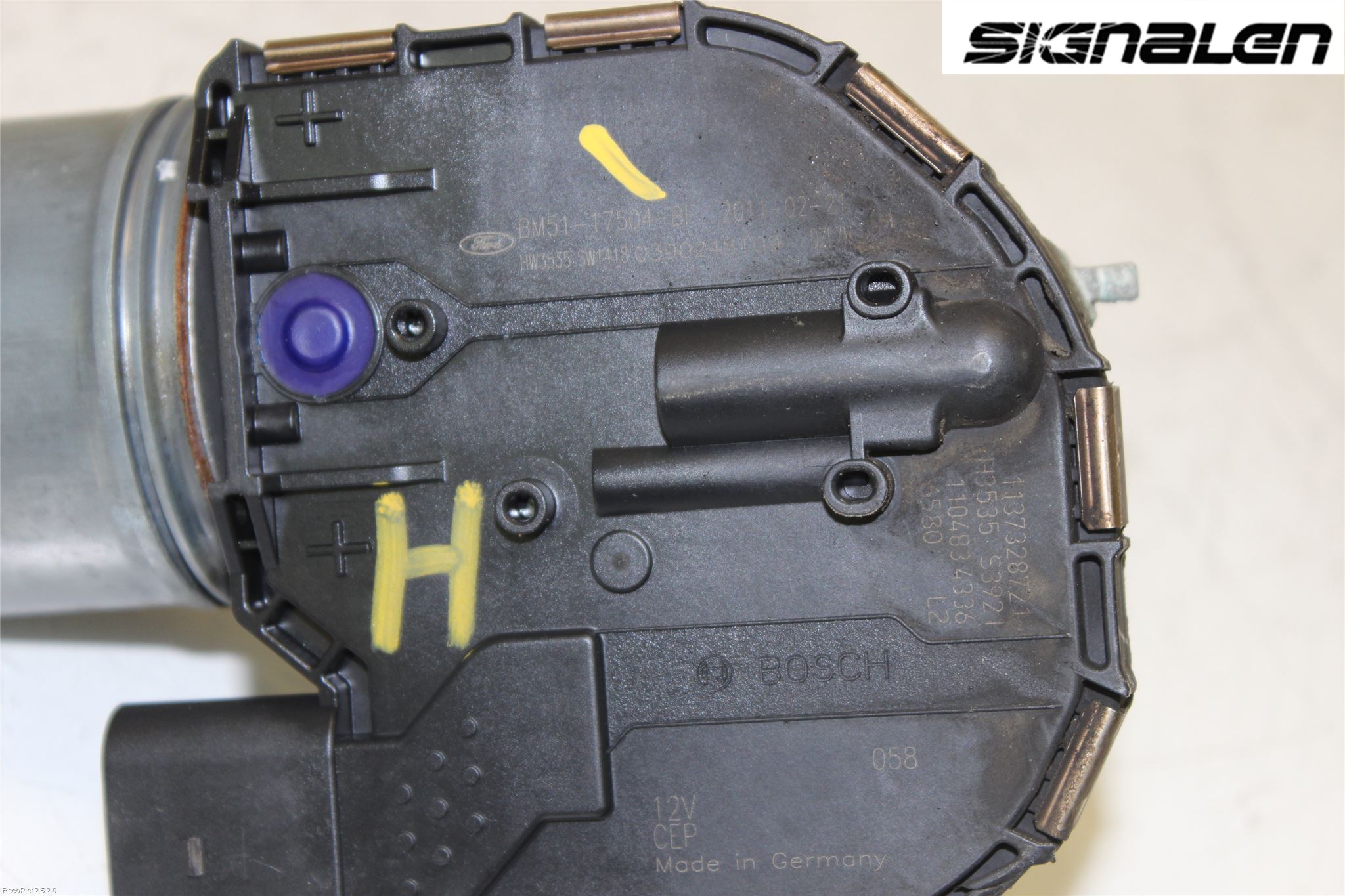 Ford FOCUS 11-14 Torkarmotor Vindruta