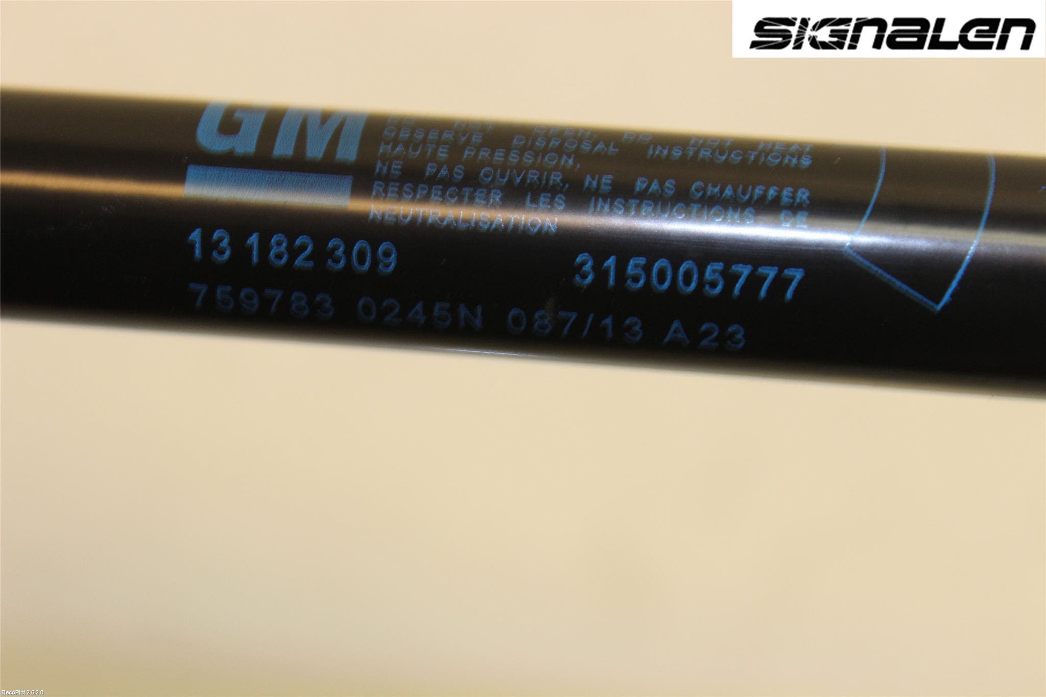 Opel CORSA D 07-14 Gasfjäder Baklucka